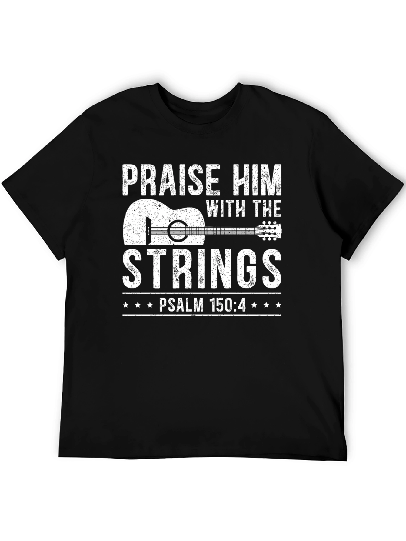 Praise Him with Strings Guitar T-Shirt