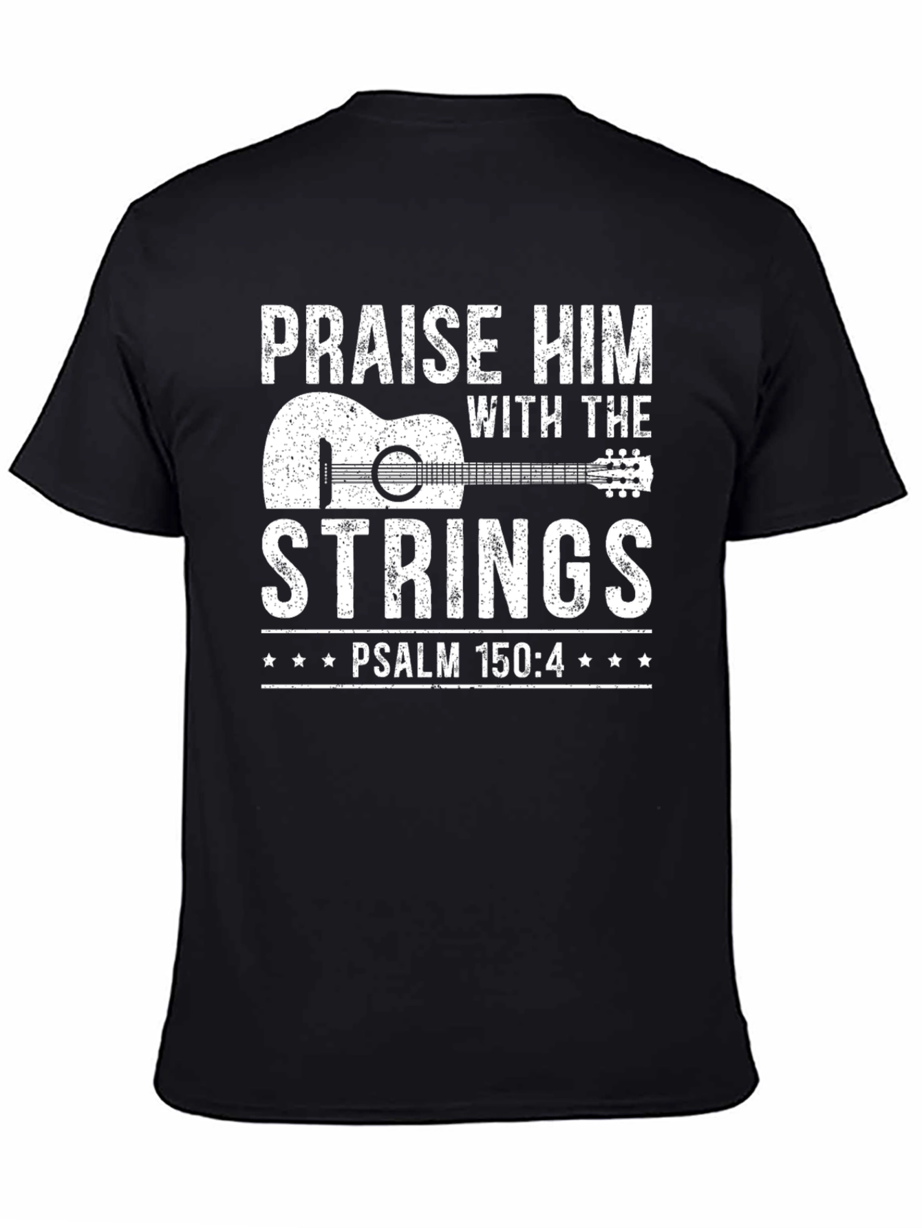 Praise Him with Strings Guitar T-Shirt