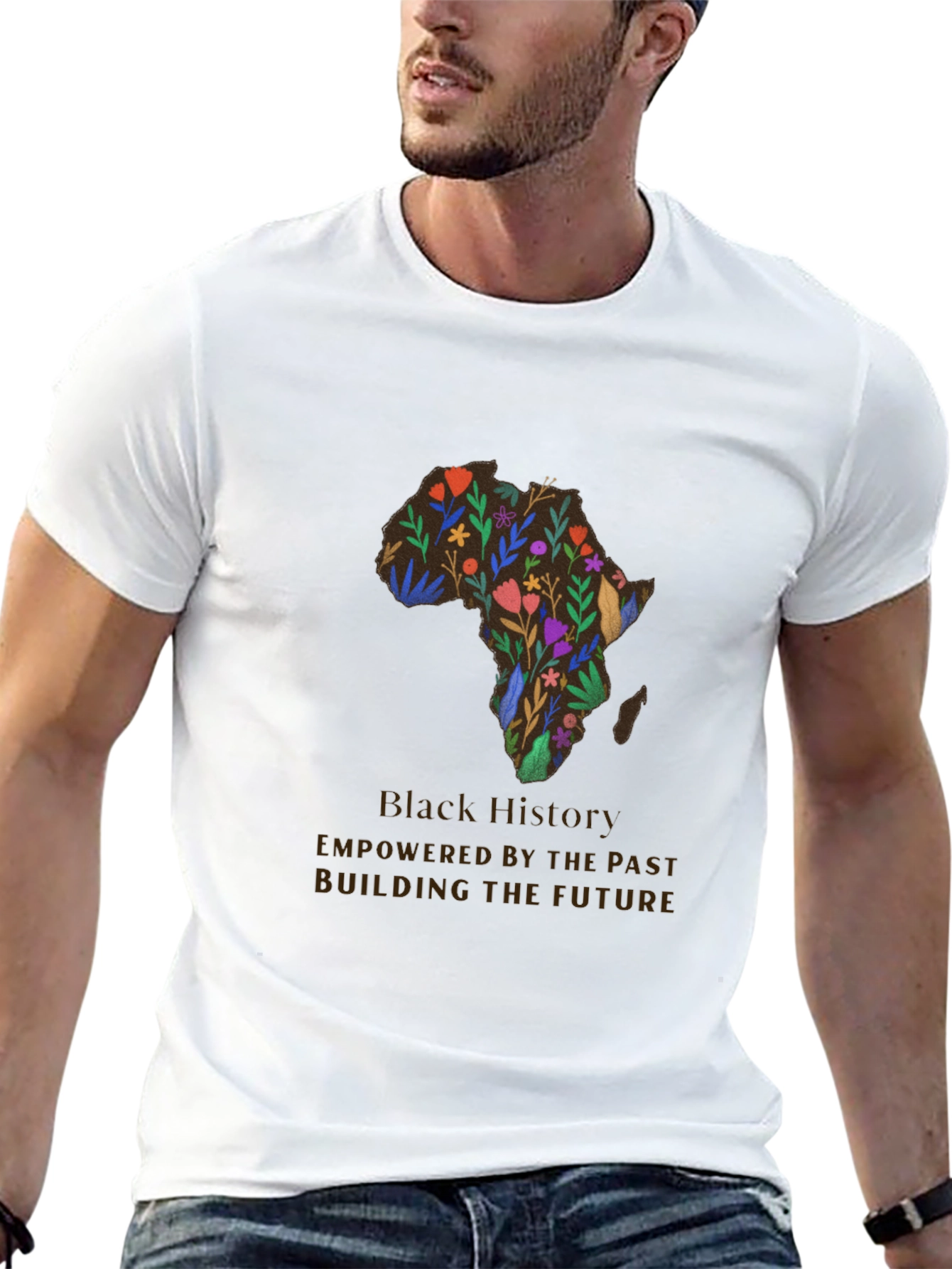 Black History Floral Africa T-Shirt