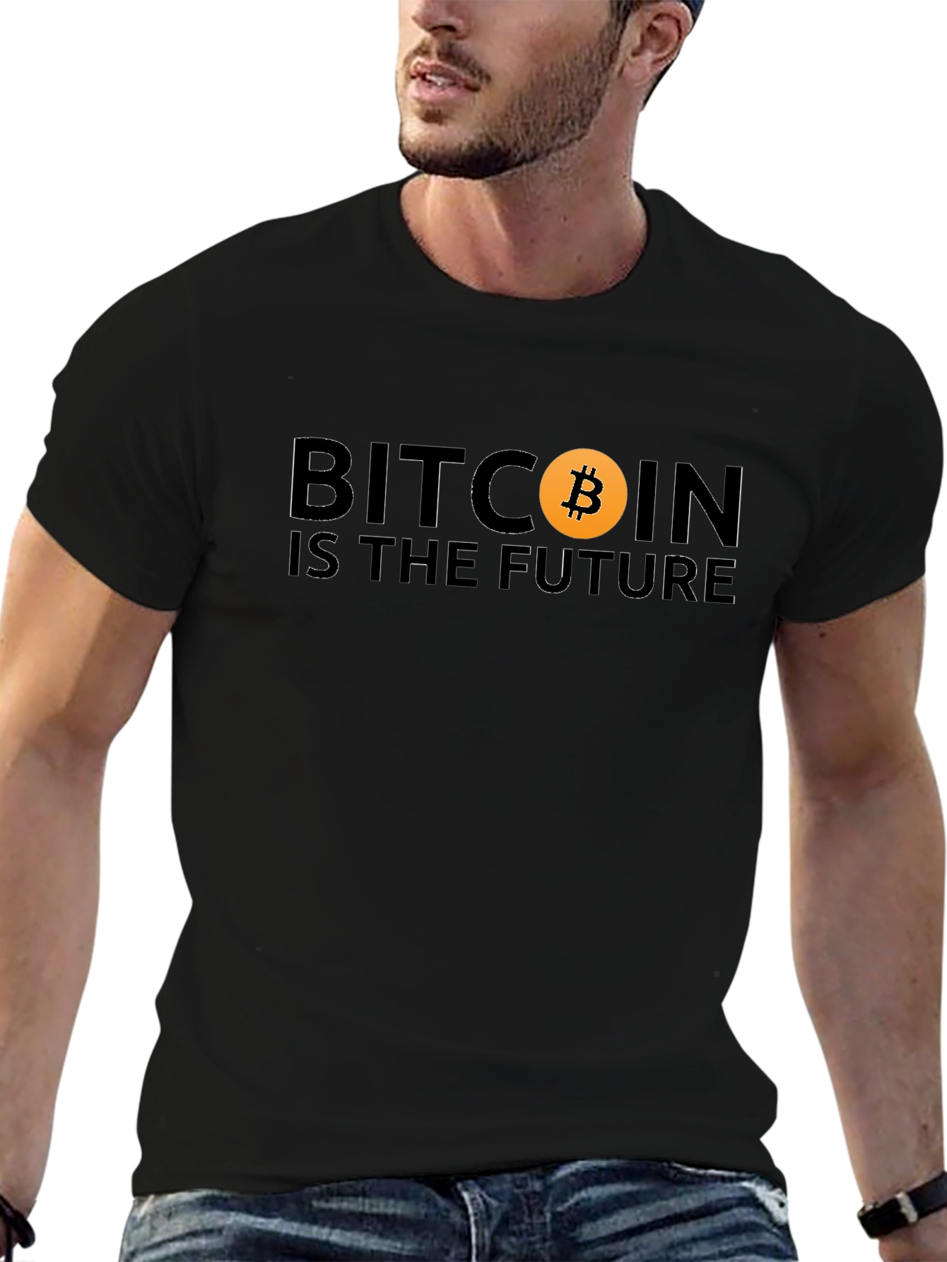 Bitcoin Is The Future Graphic Tee - Crypto T-Shirt