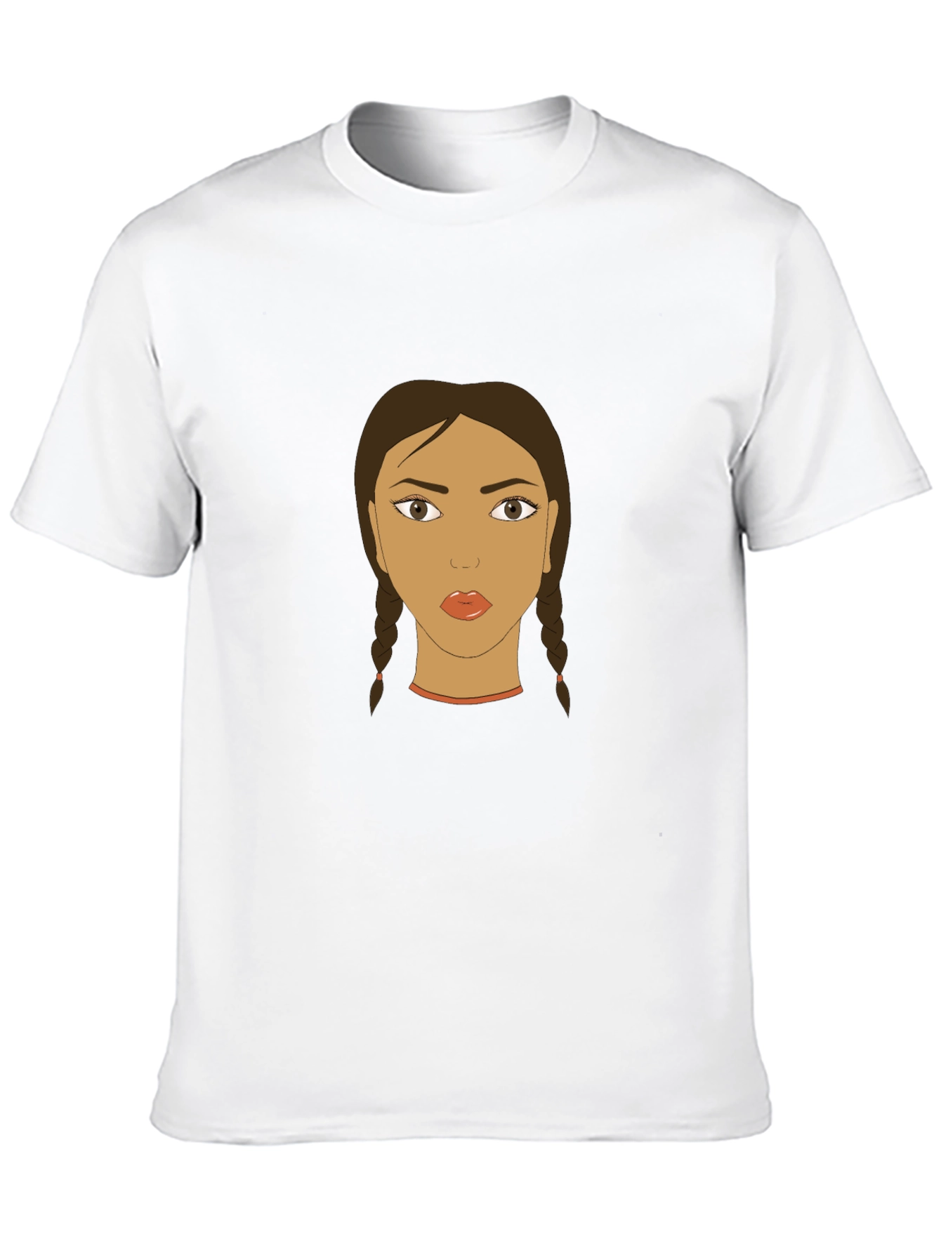 Graphic Tee - Woman with Braids