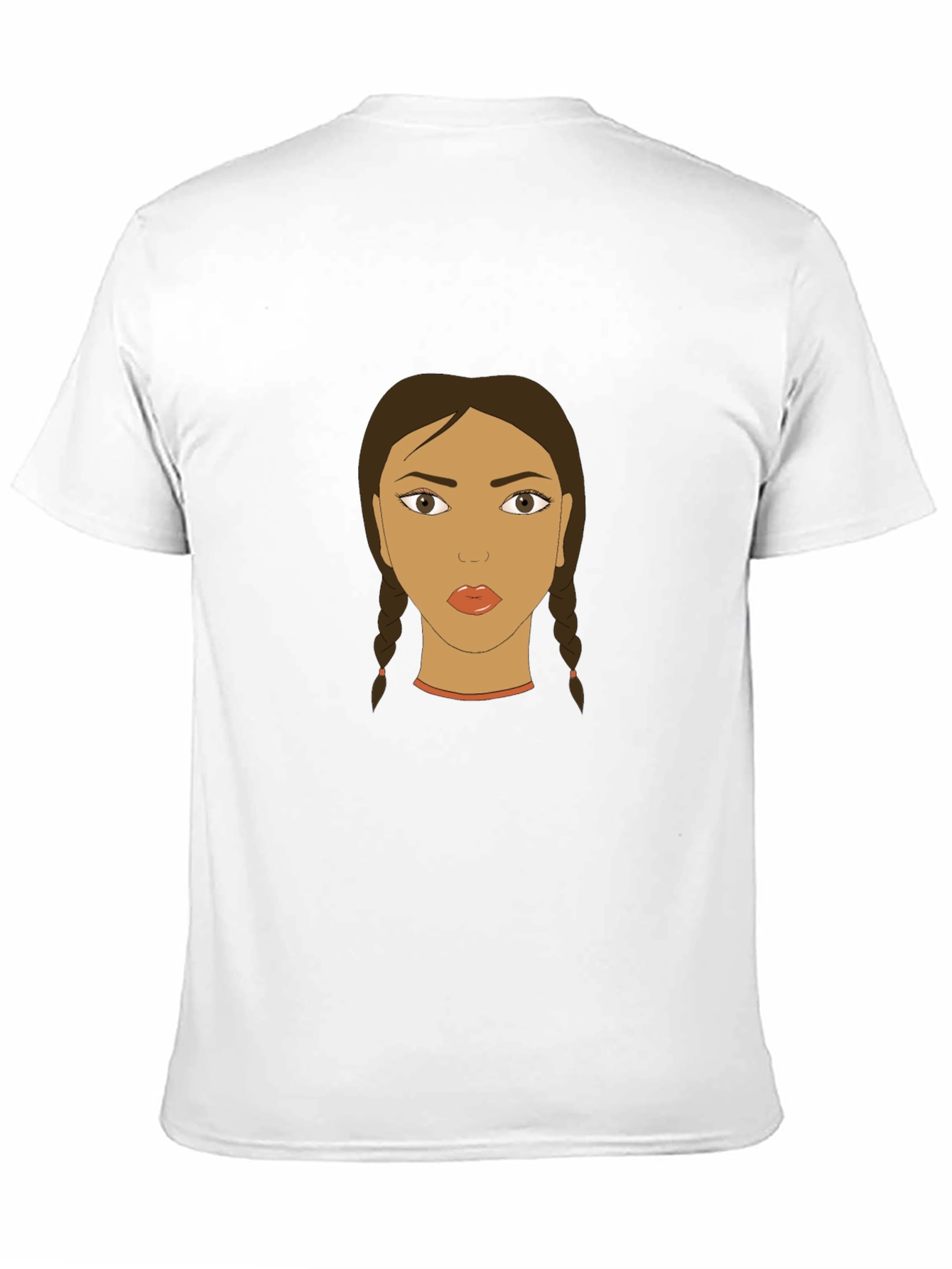 Graphic Tee - Woman with Braids
