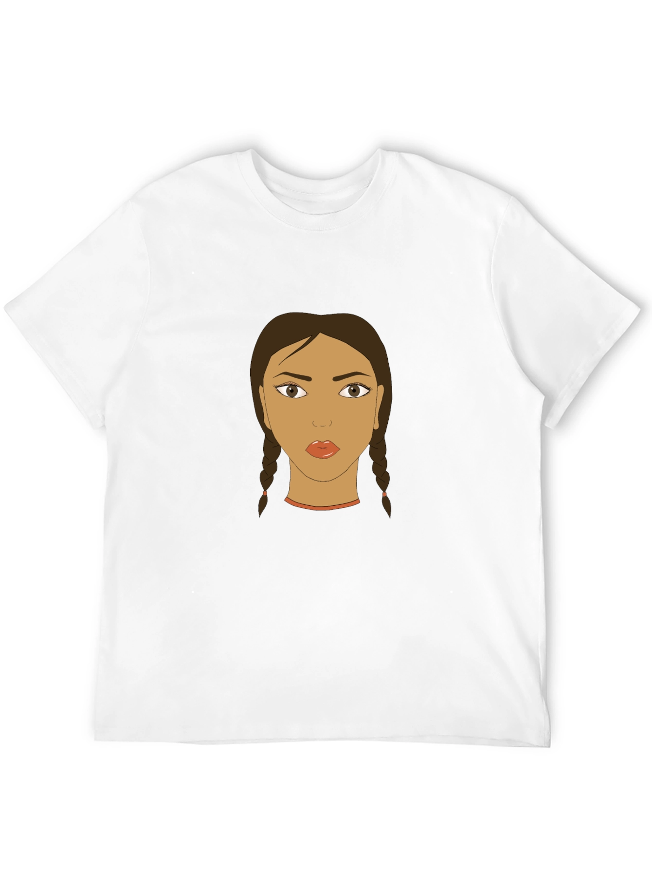 Graphic Tee - Woman with Braids