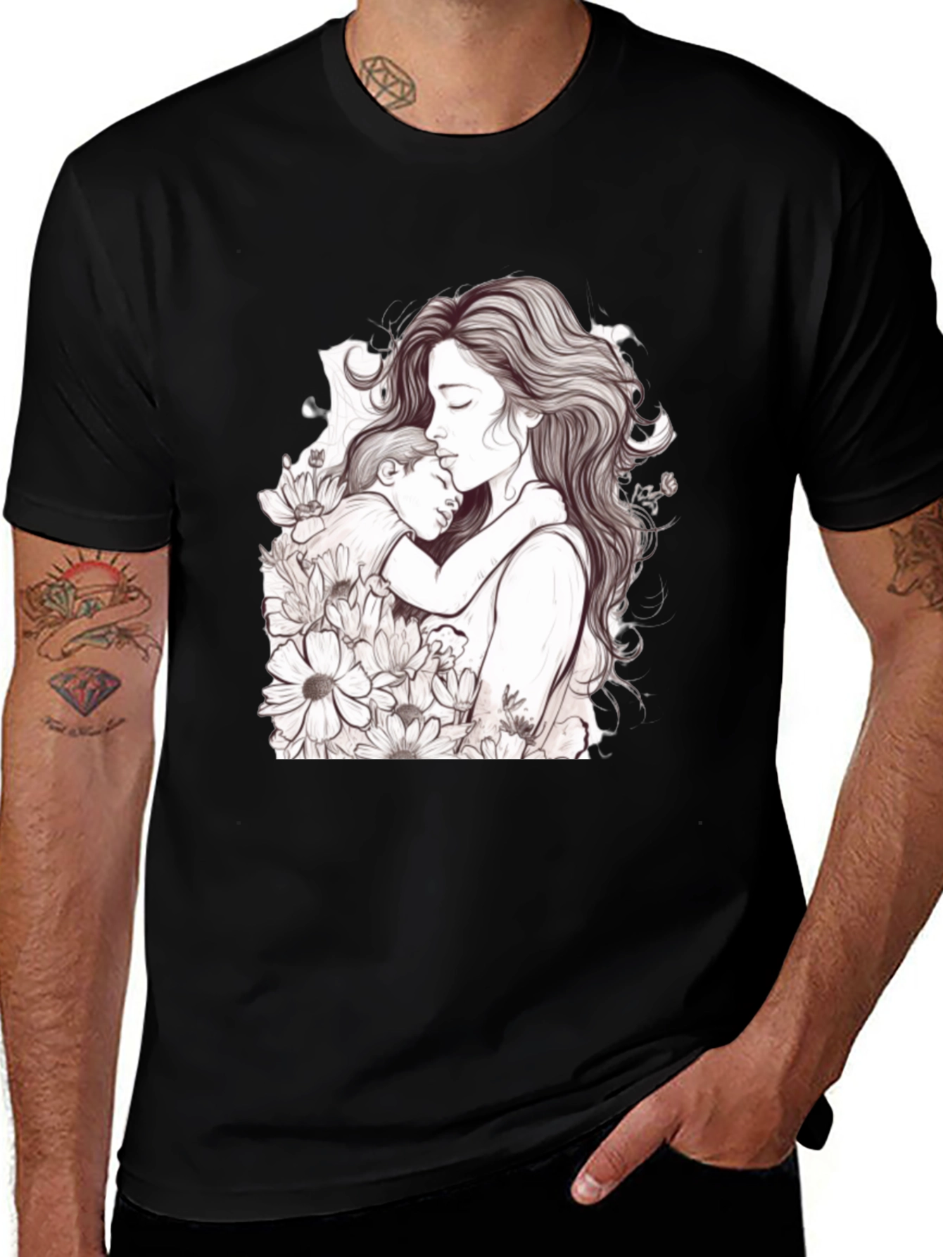 Mother and Child Floral Tee