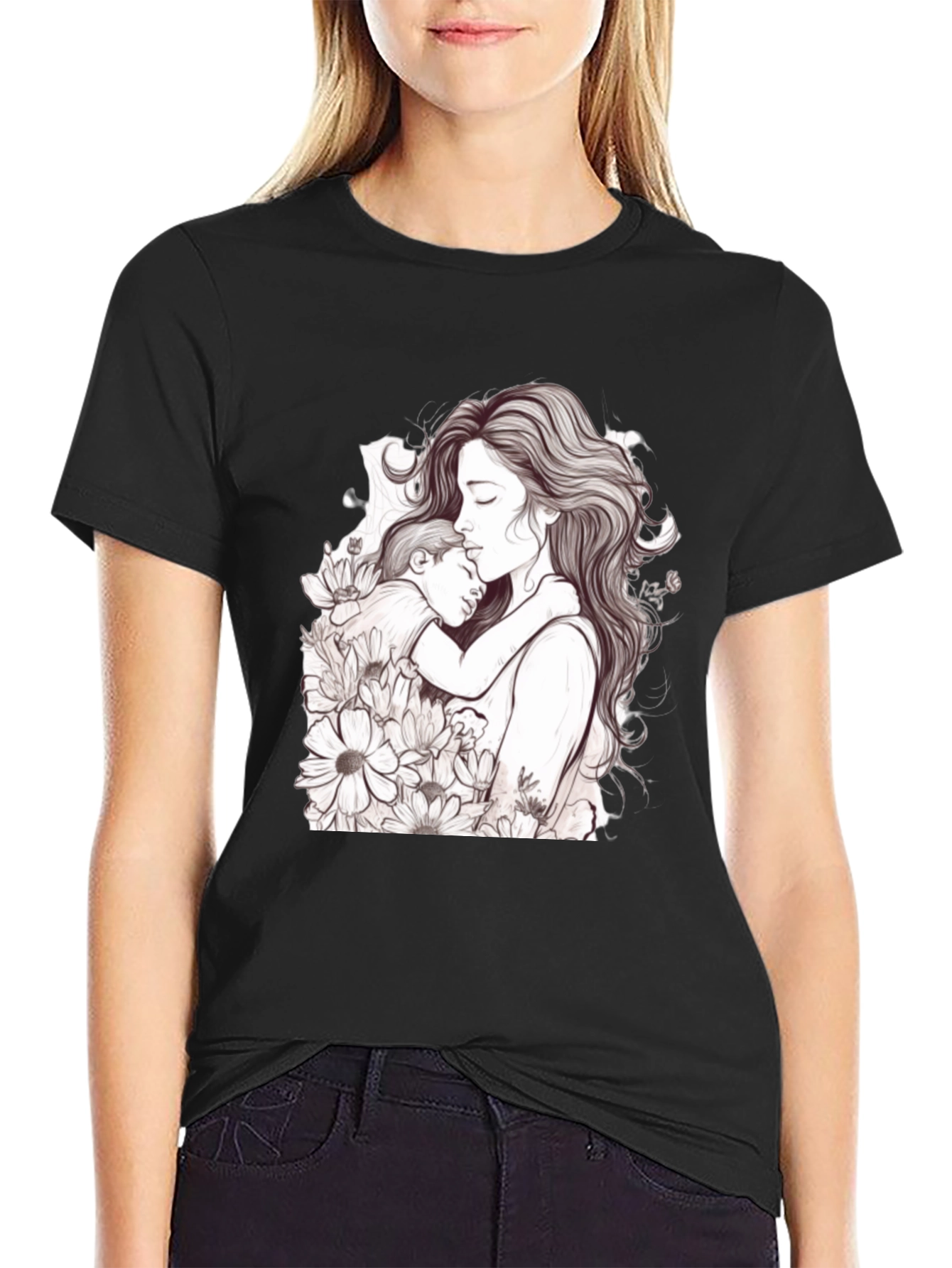 Mother and Child Floral Tee