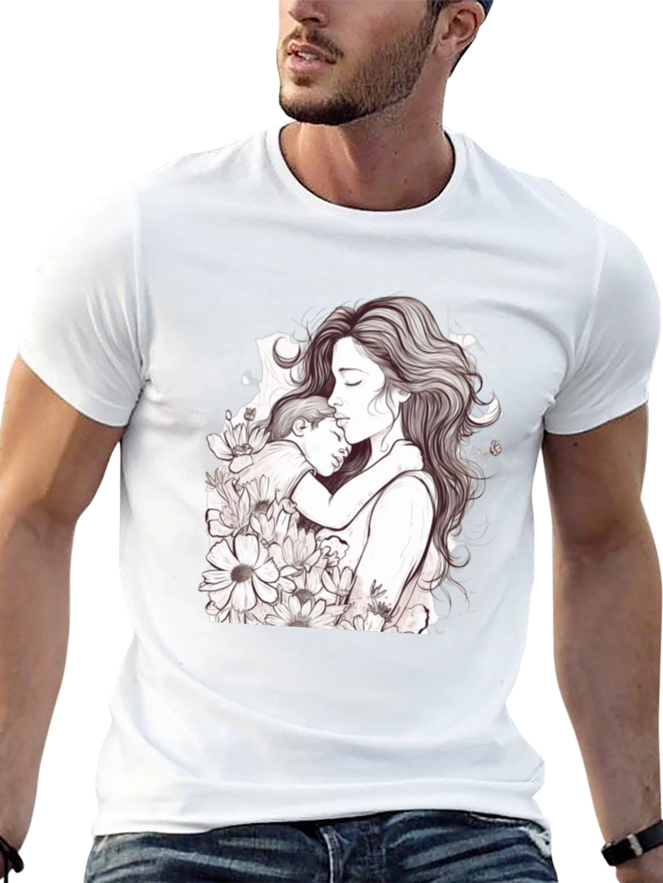 Mother and Child Floral Tee