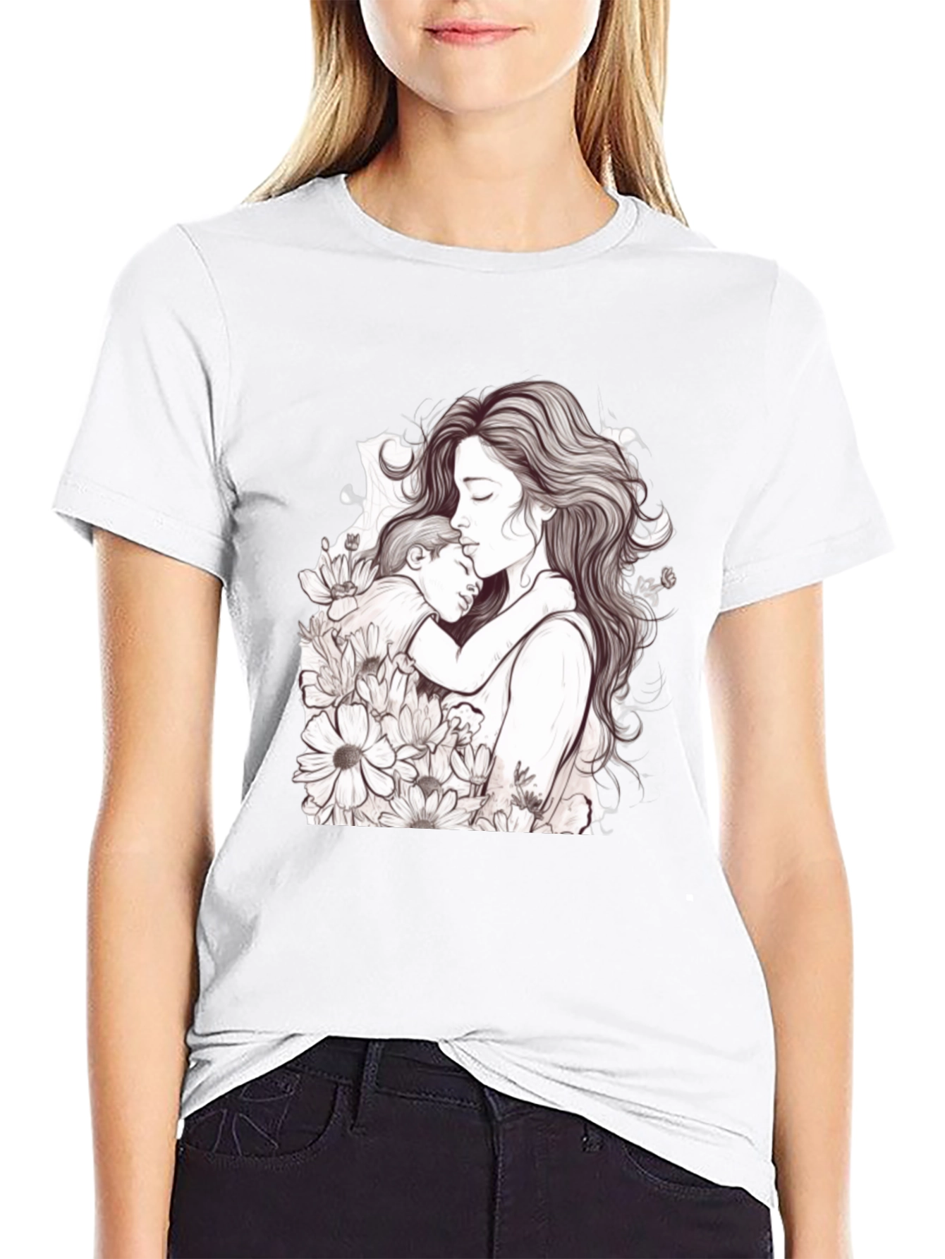 Mother and Child Floral Tee