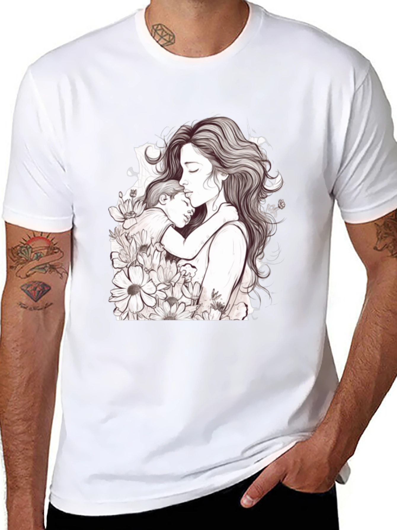 Mother and Child Floral Tee