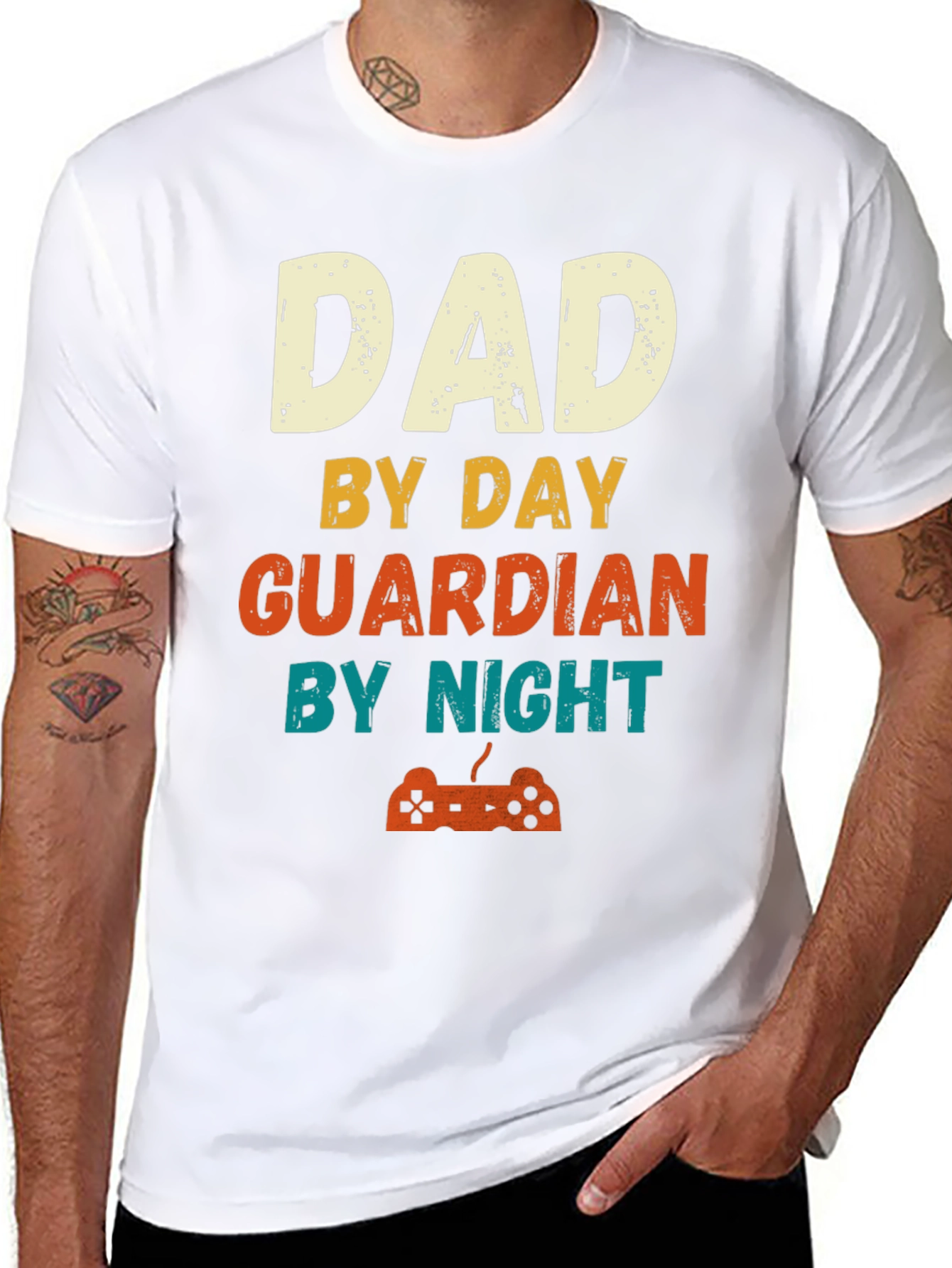Dad By Day Guardian By Night T-Shirt