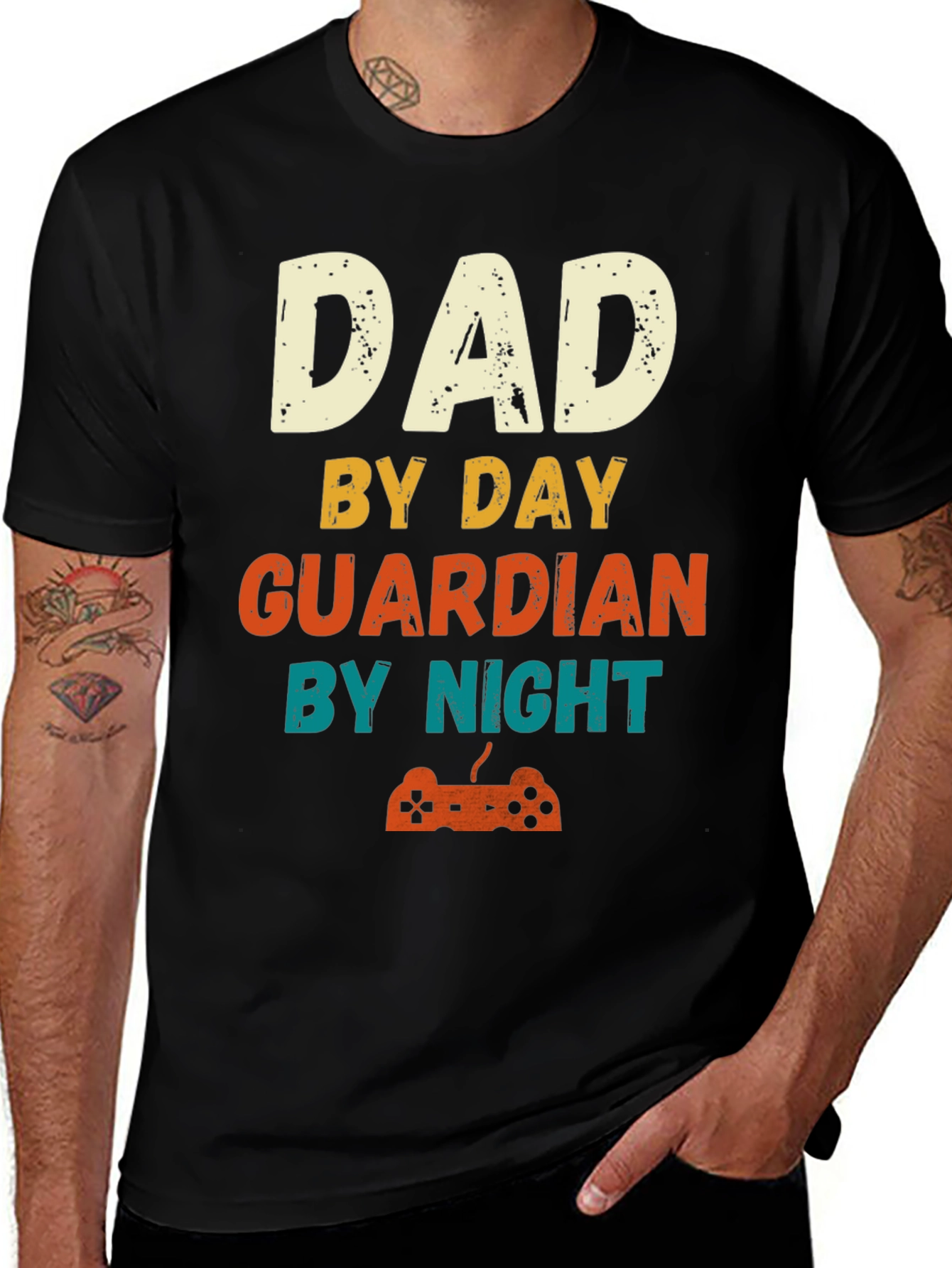 Dad By Day Guardian By Night T-Shirt