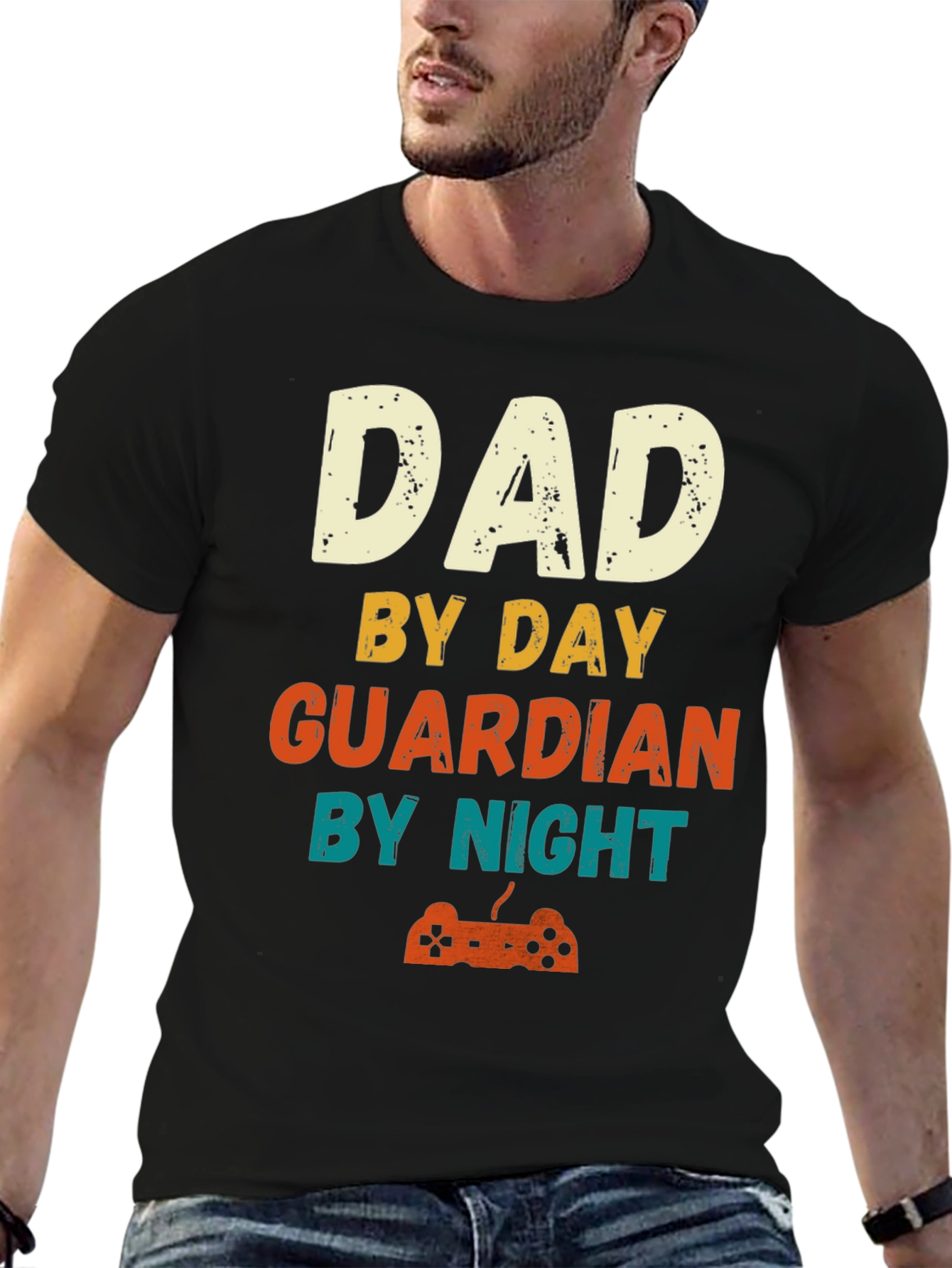 Dad By Day Guardian By Night T-Shirt