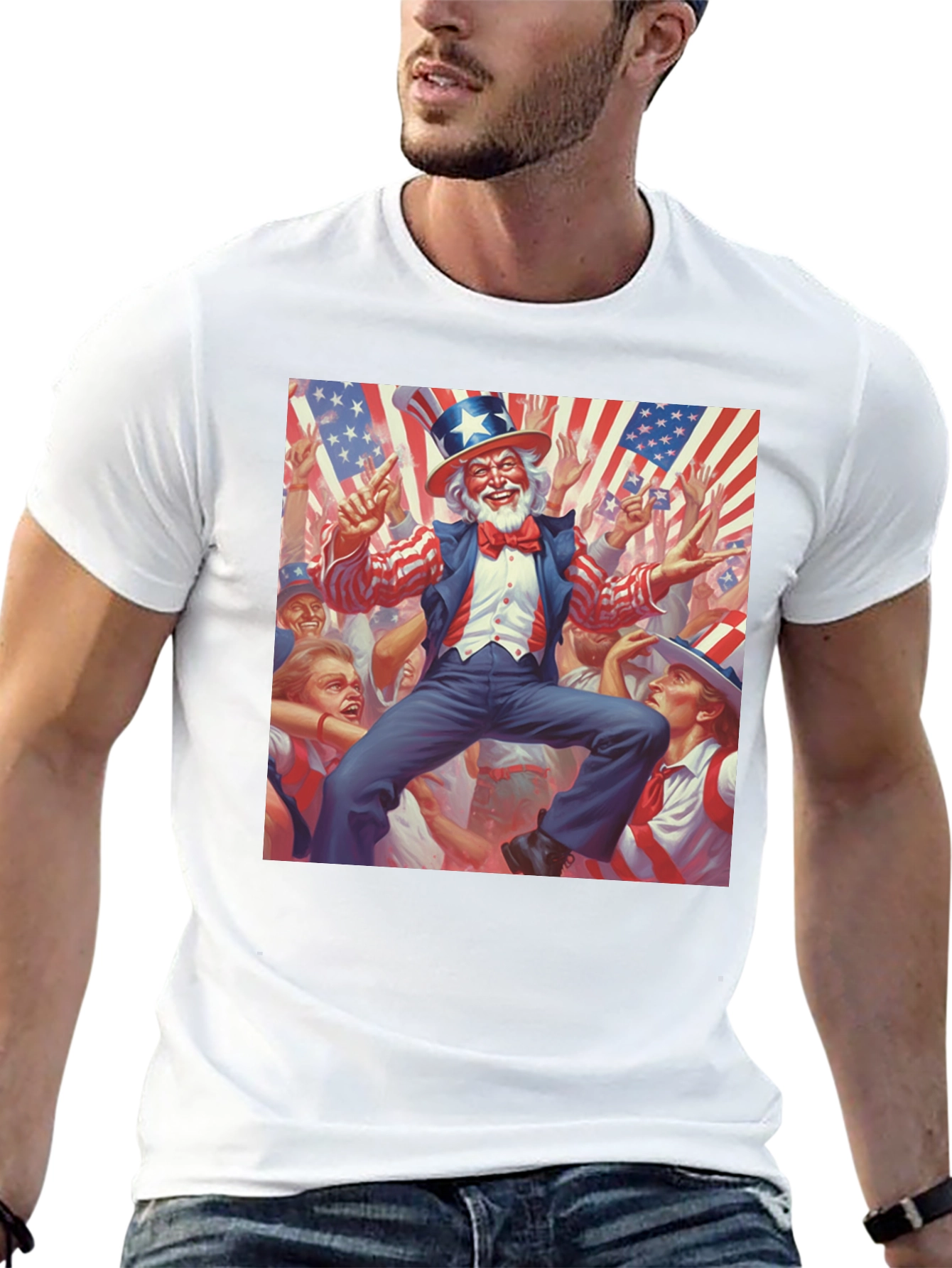 Patriotic Uncle Sam T-Shirt - Celebrate America!