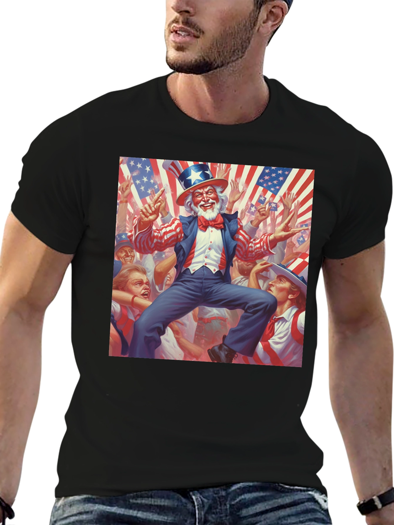 Patriotic Uncle Sam T-Shirt - Celebrate America!