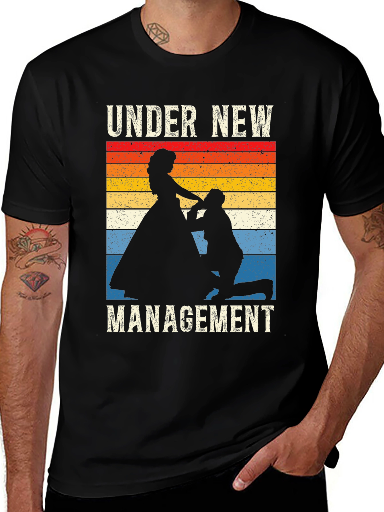 Under New Management Wedding Graphic T-Shirt