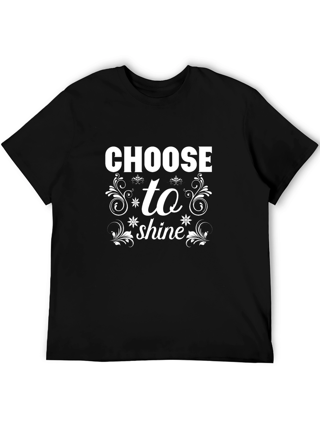 Choose to Shine Graphic Tee - Black