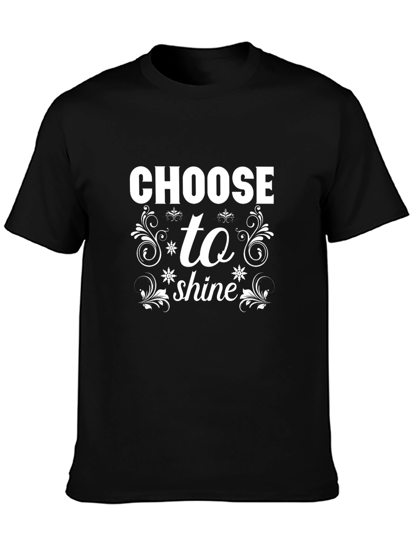 Choose to Shine Graphic Tee - Black