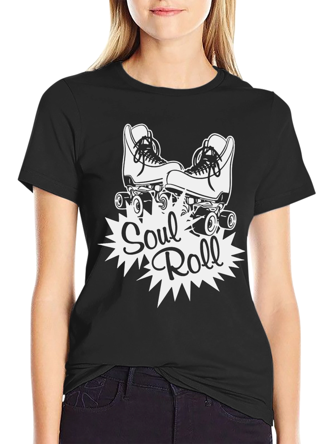 Soul Roll Skates Graphic Tee - Retro Style
