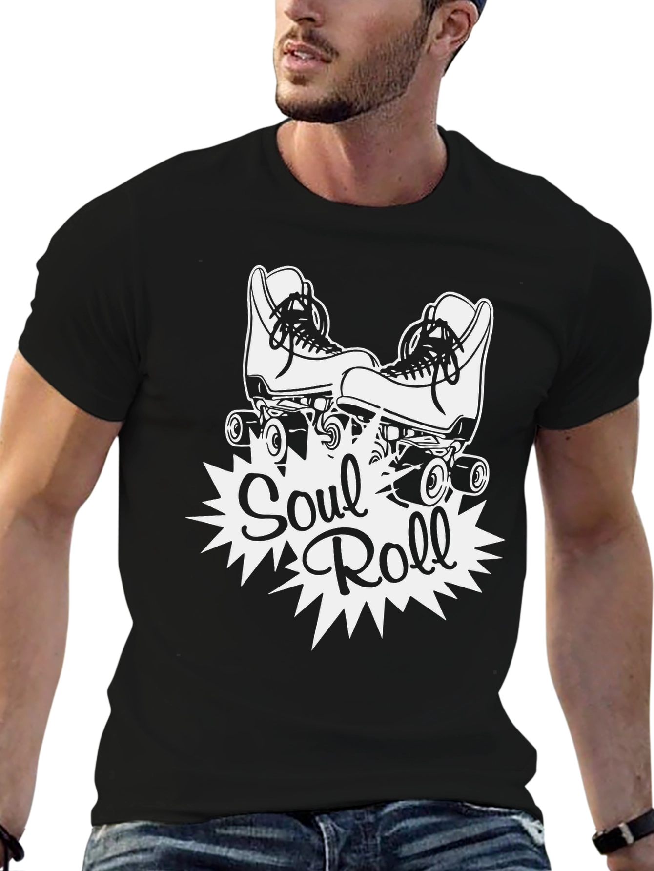 Soul Roll Skates Graphic Tee - Retro Style