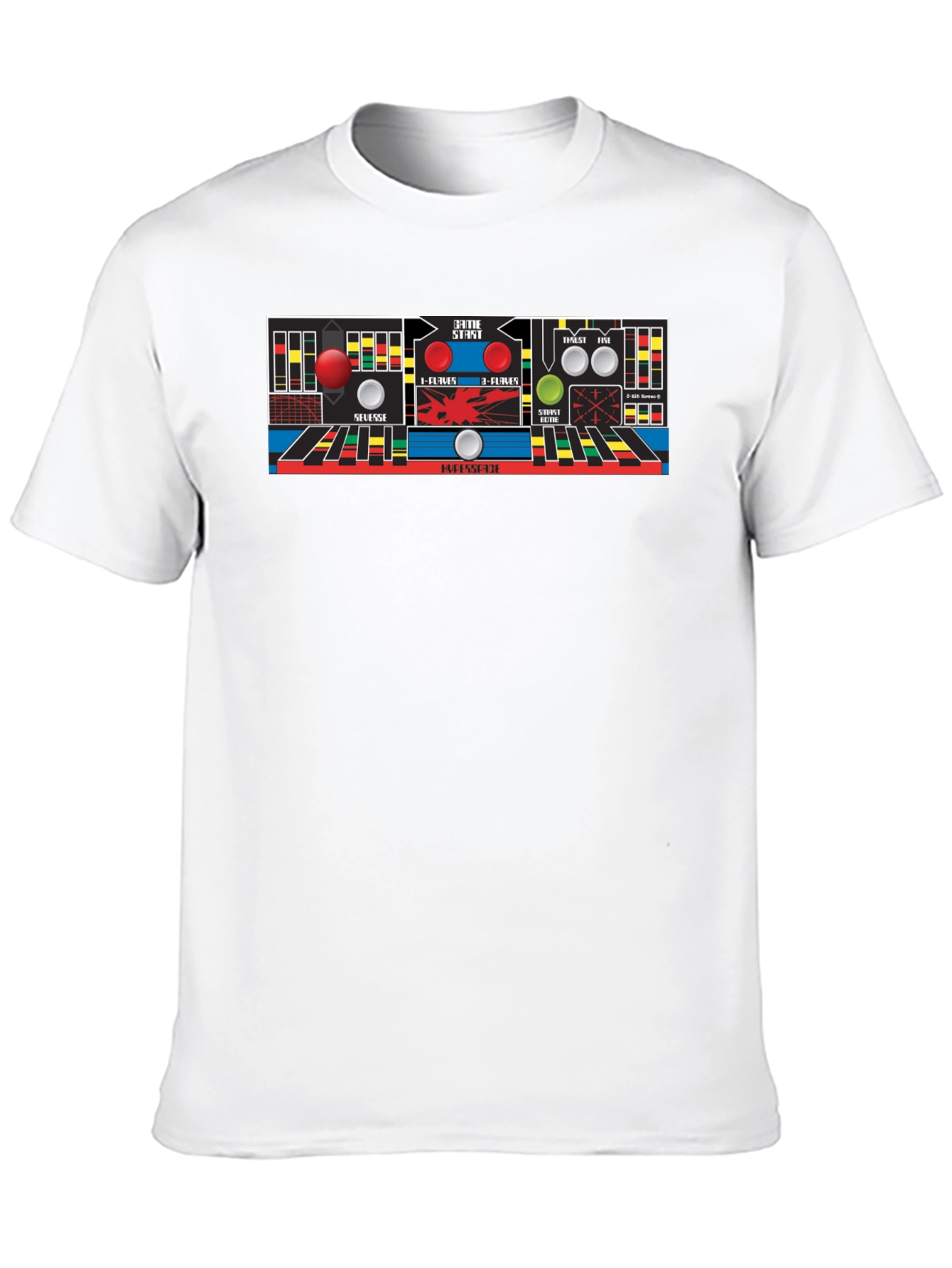 Retro Arcade Game Control Panel T-Shirt