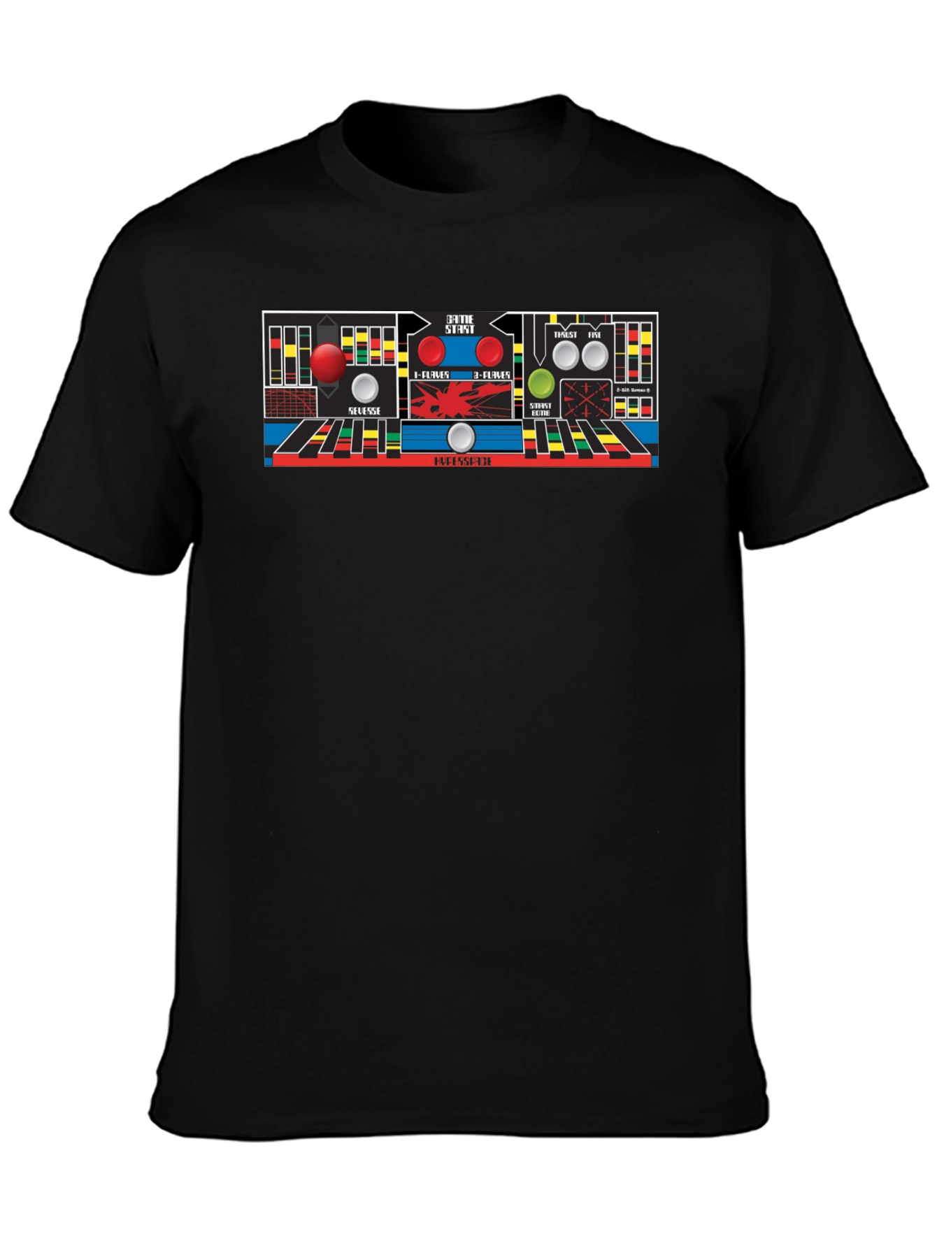 Retro Arcade Game Control Panel T-Shirt