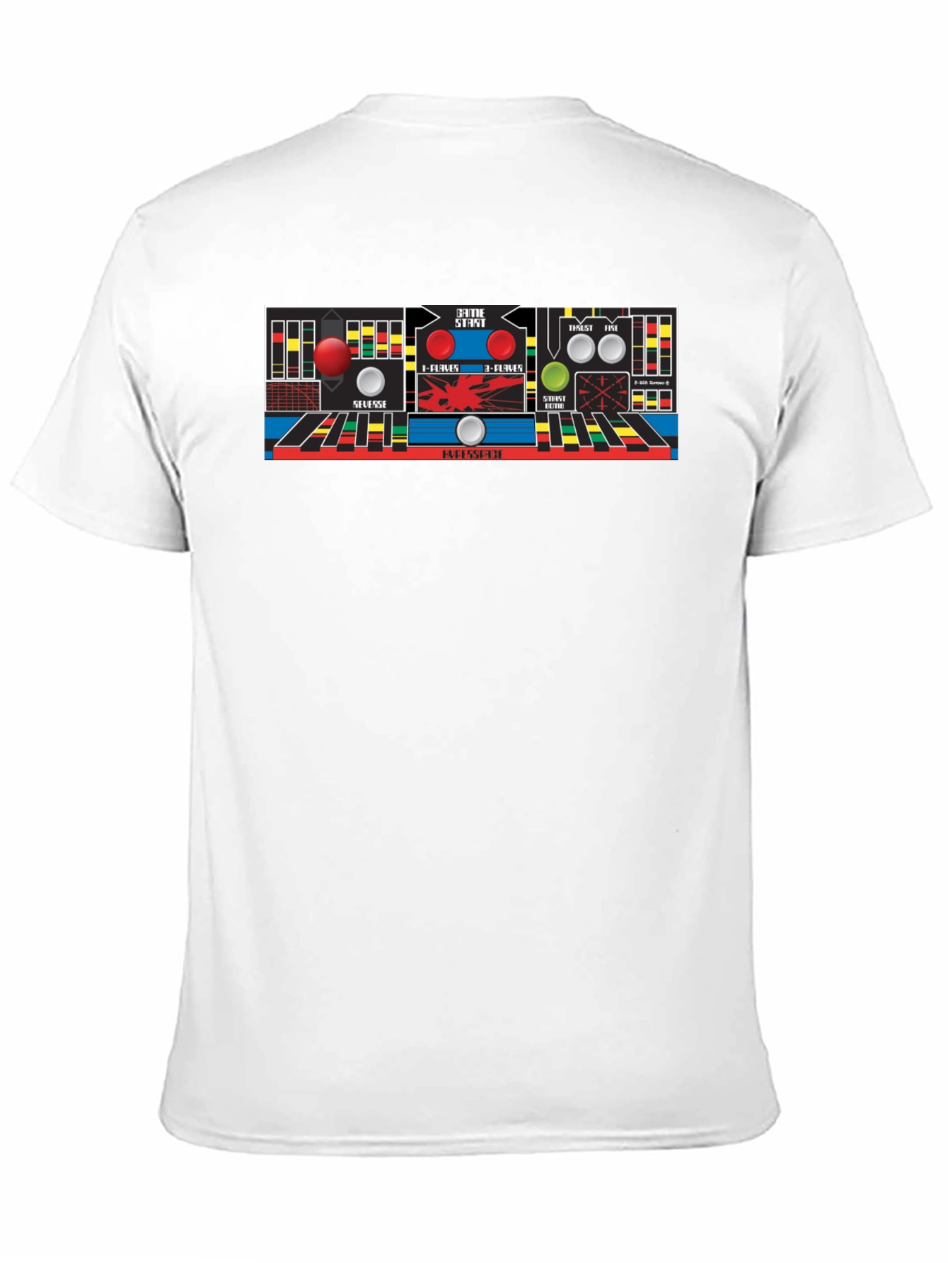Retro Arcade Game Control Panel T-Shirt