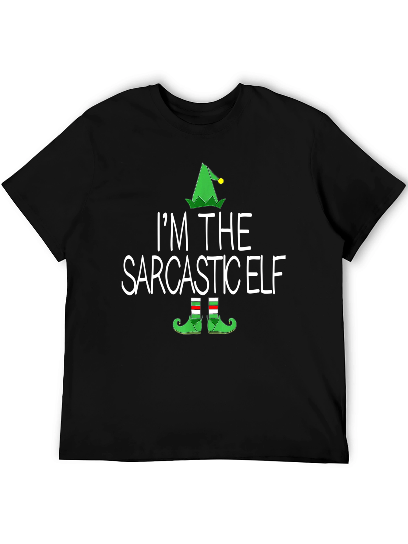 Sarcastic Elf T-Shirt - Funny Holiday Tee