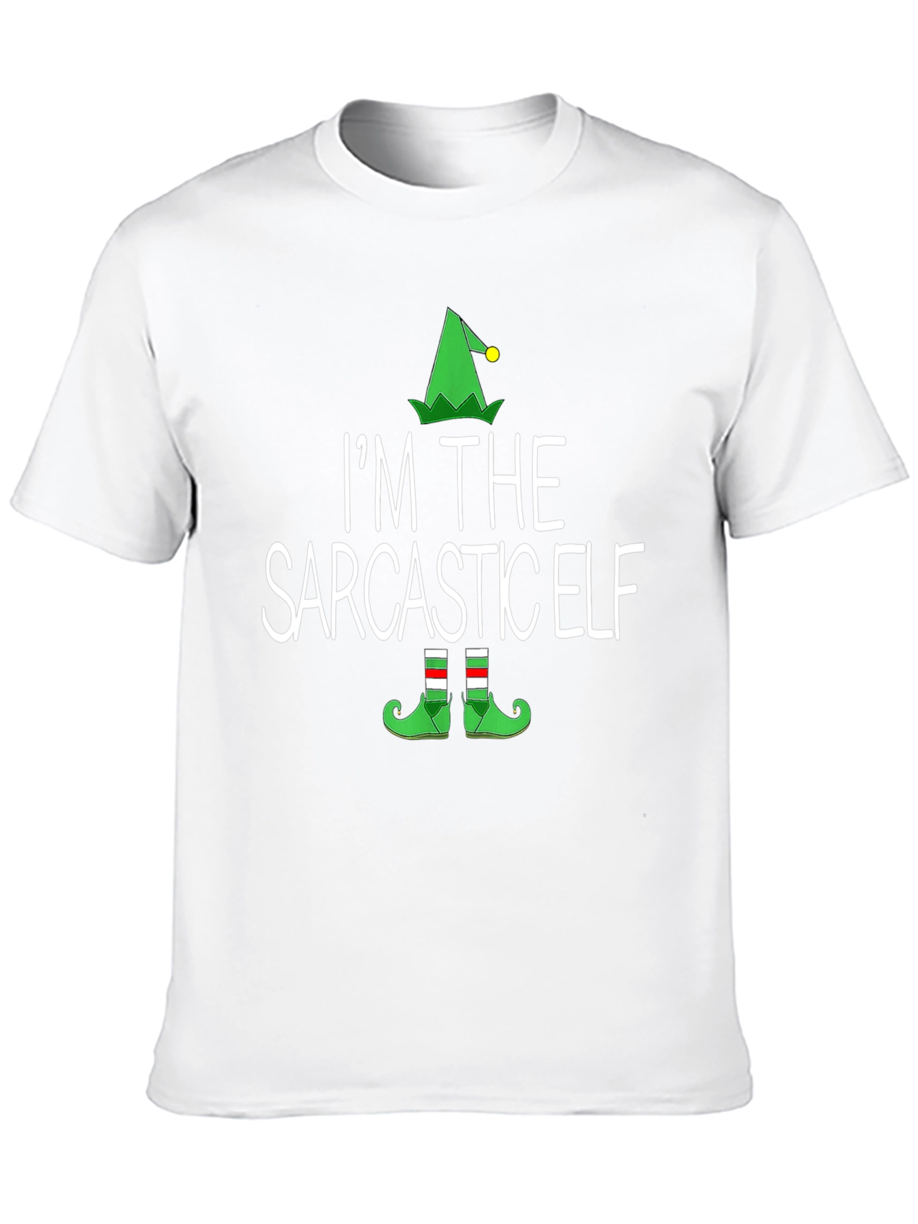 Sarcastic Elf T-Shirt - Funny Holiday Tee