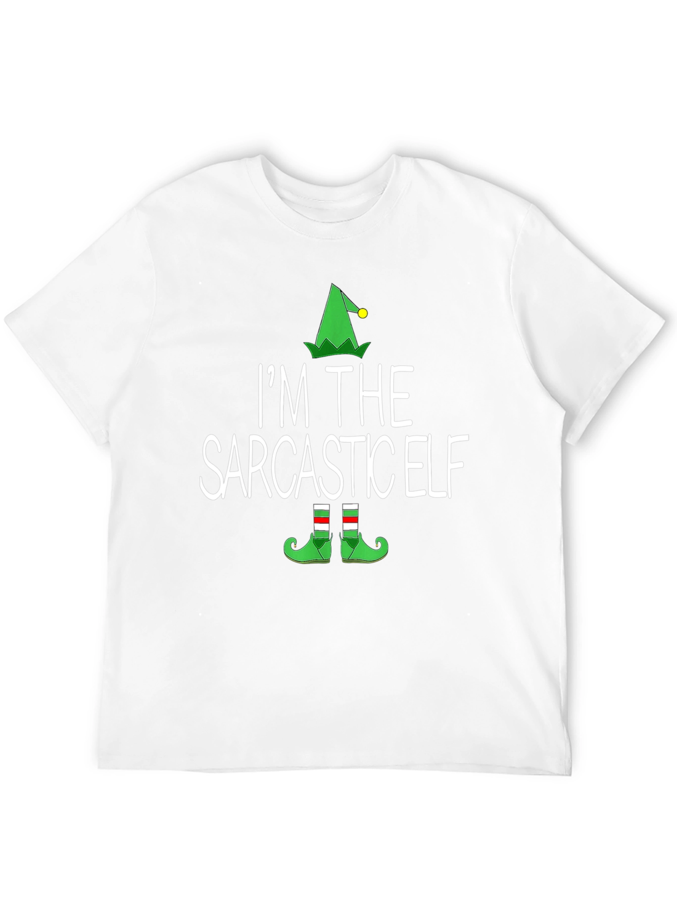 Sarcastic Elf T-Shirt - Funny Holiday Tee