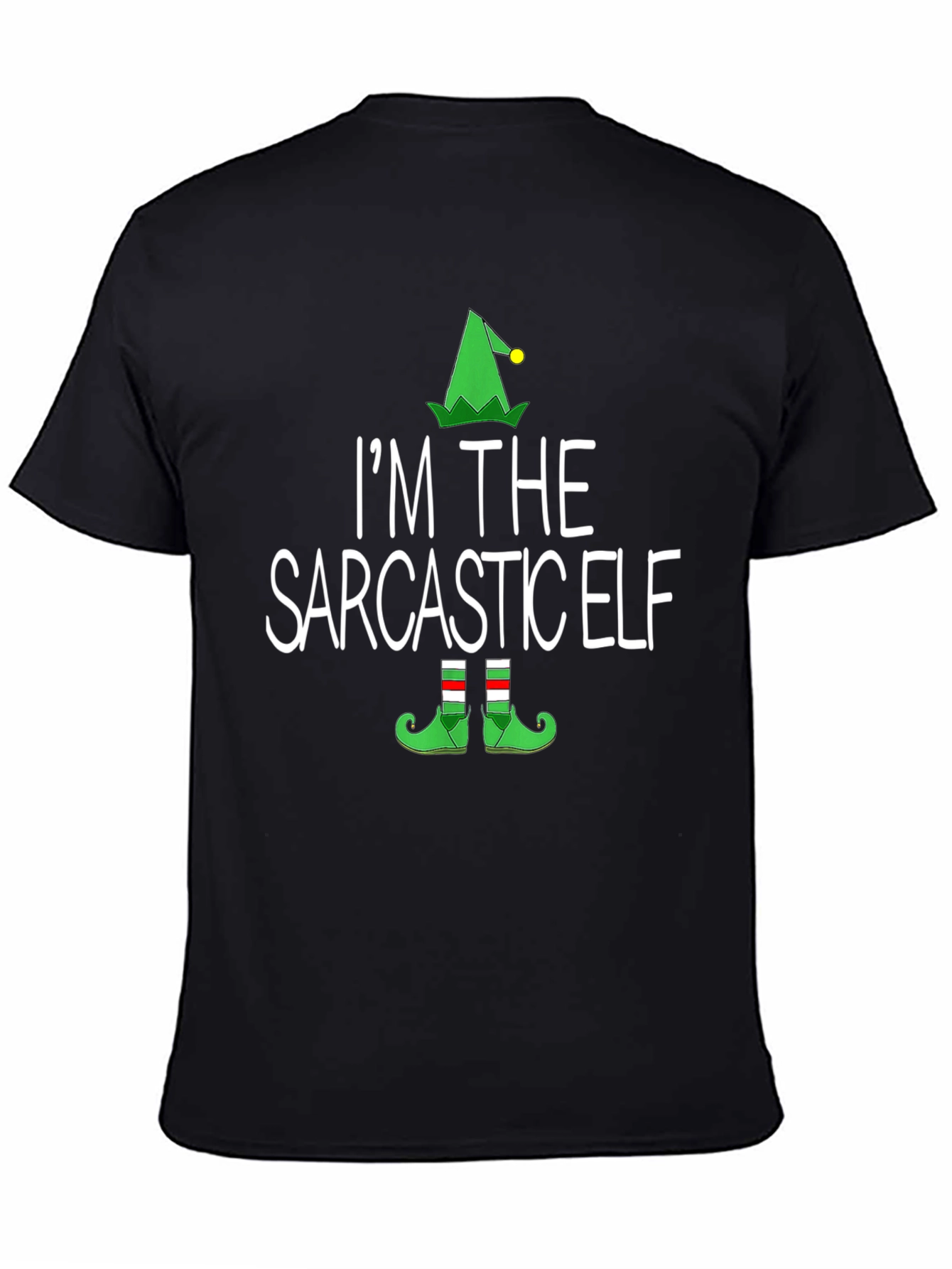 Sarcastic Elf T-Shirt - Funny Holiday Tee
