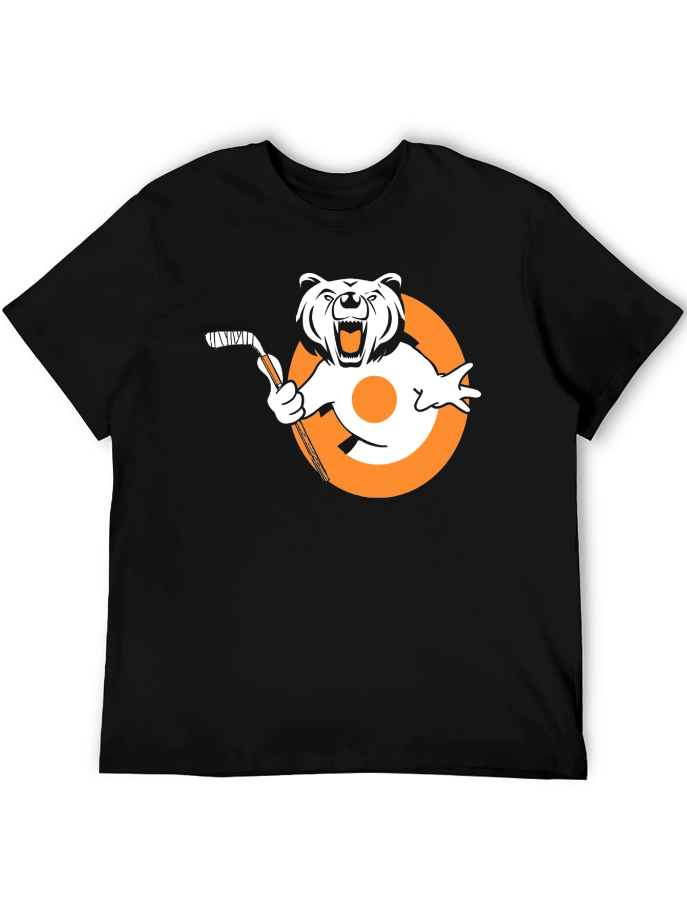 Bear Hockey Graphic T-Shirt - Fan Apparel