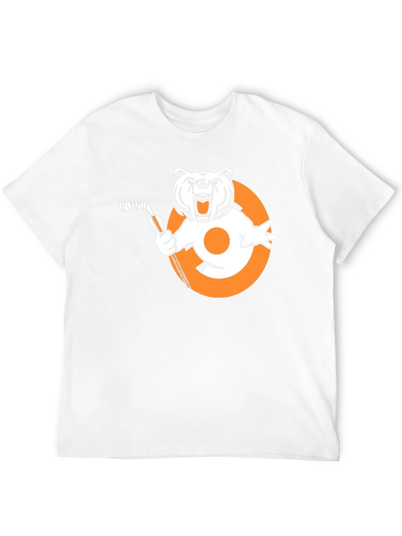 Bear Hockey Graphic T-Shirt - Fan Apparel