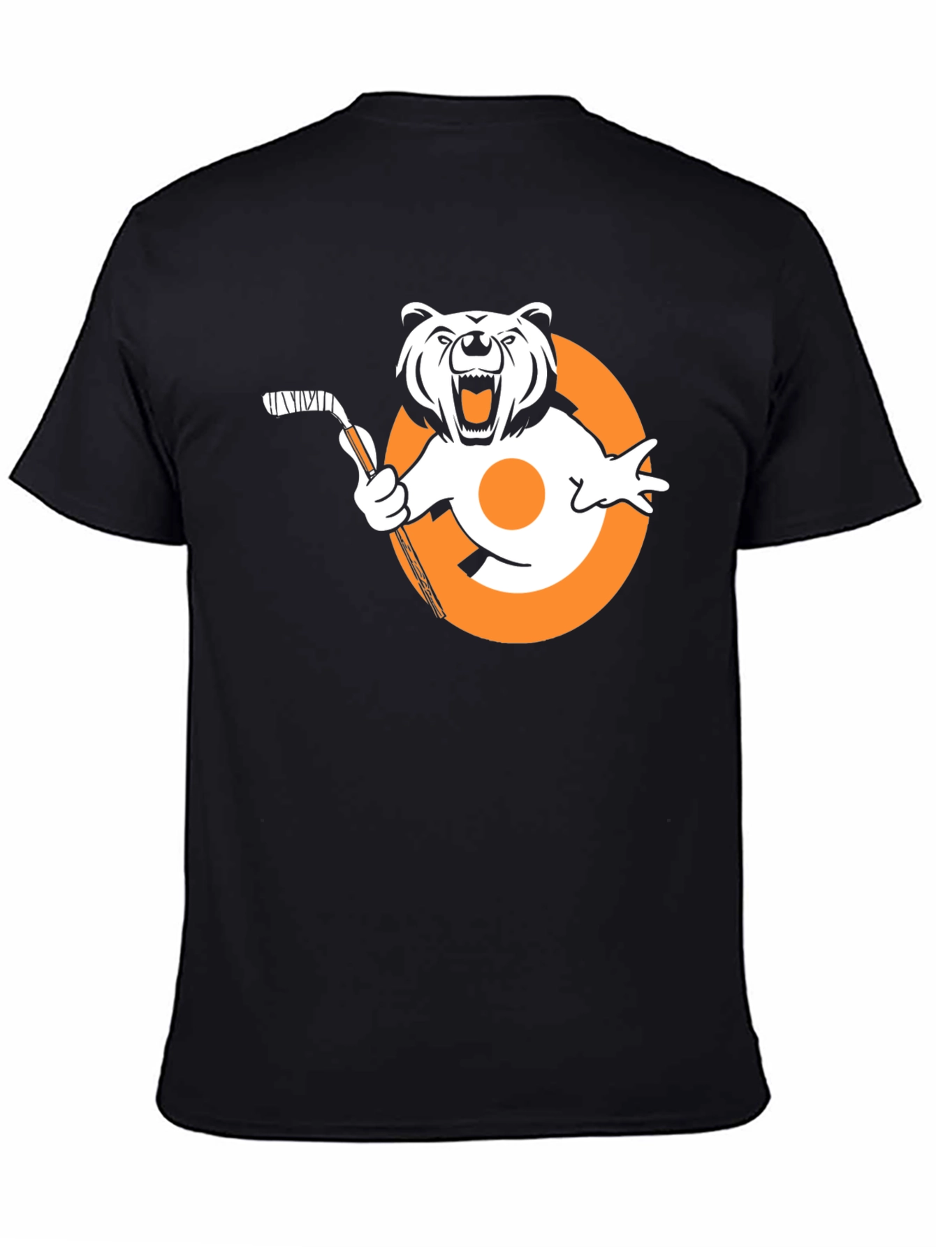 Bear Hockey Graphic T-Shirt - Fan Apparel
