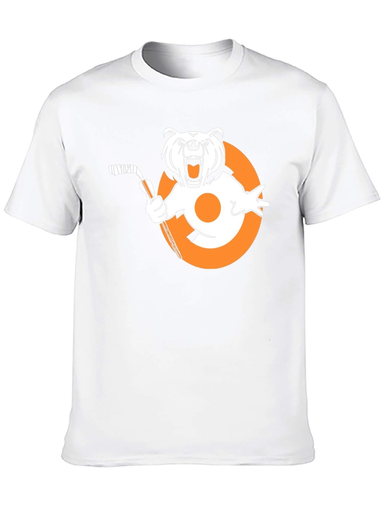 Bear Hockey Graphic T-Shirt - Fan Apparel