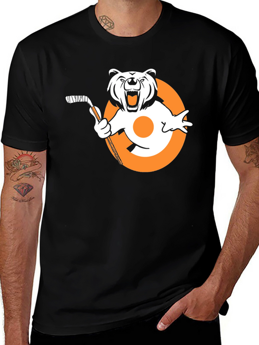 Bear Hockey Graphic T-Shirt - Fan Apparel