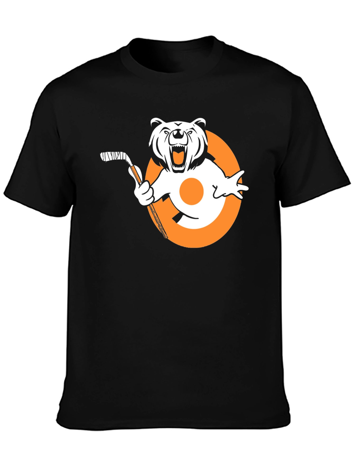 Bear Hockey Graphic T-Shirt - Fan Apparel