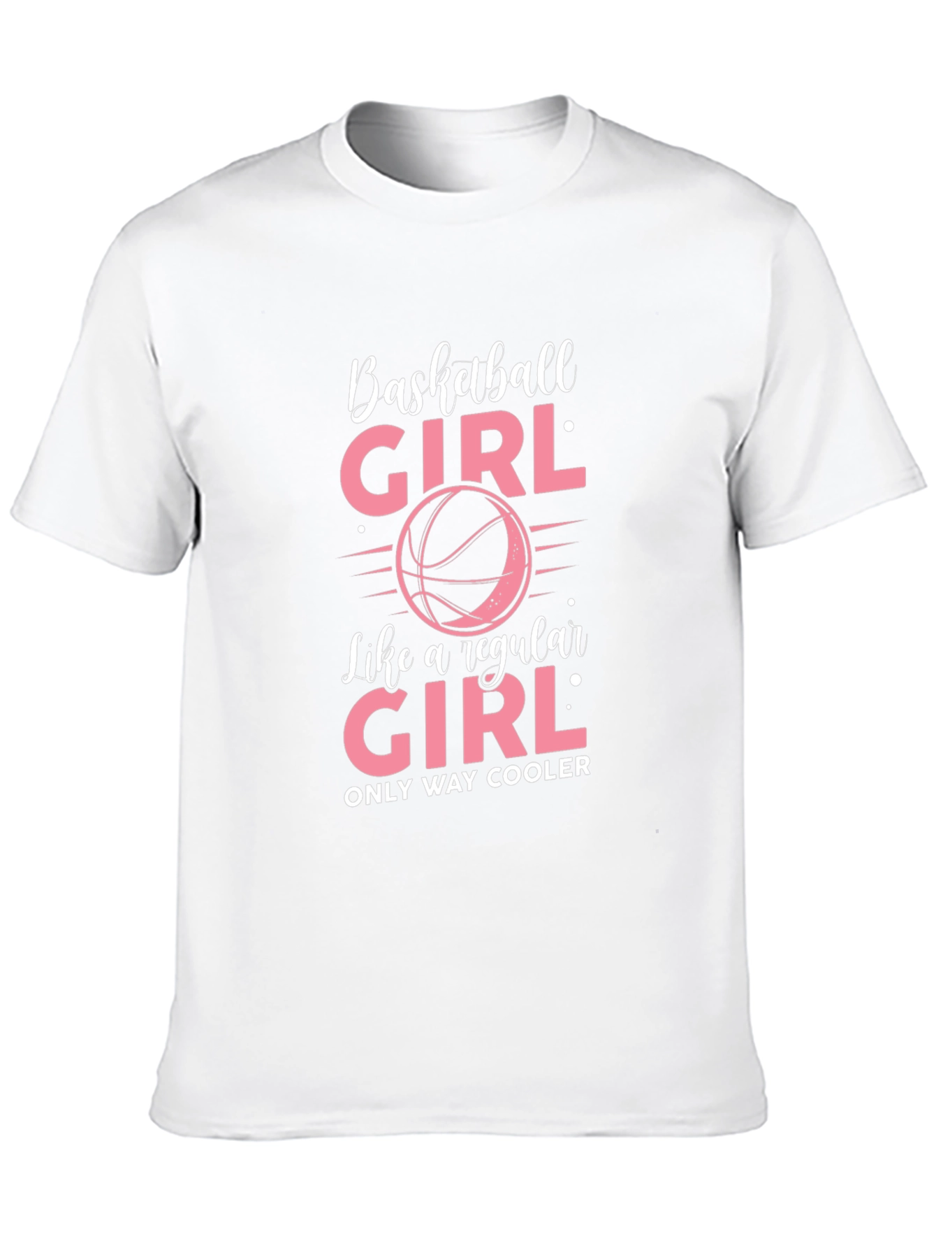 Basketball Girl T-Shirt - Only Way Cooler
