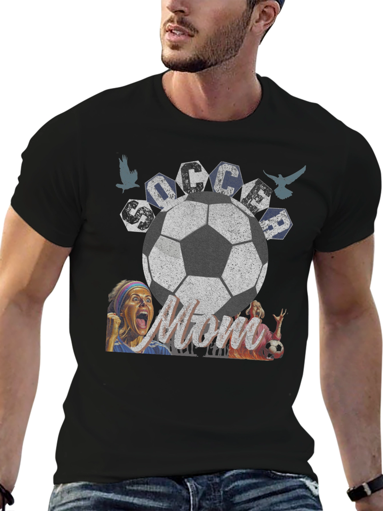 Soccer Mom Graphic T-Shirt