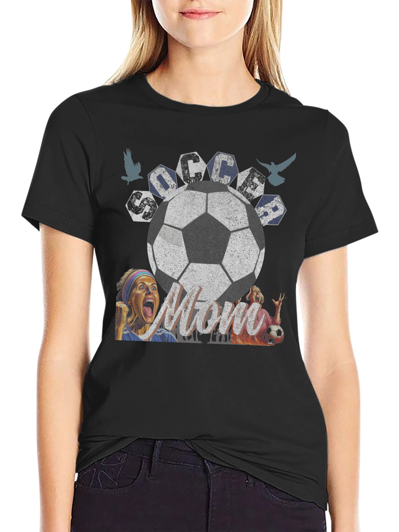 Soccer Mom Graphic T-Shirt
