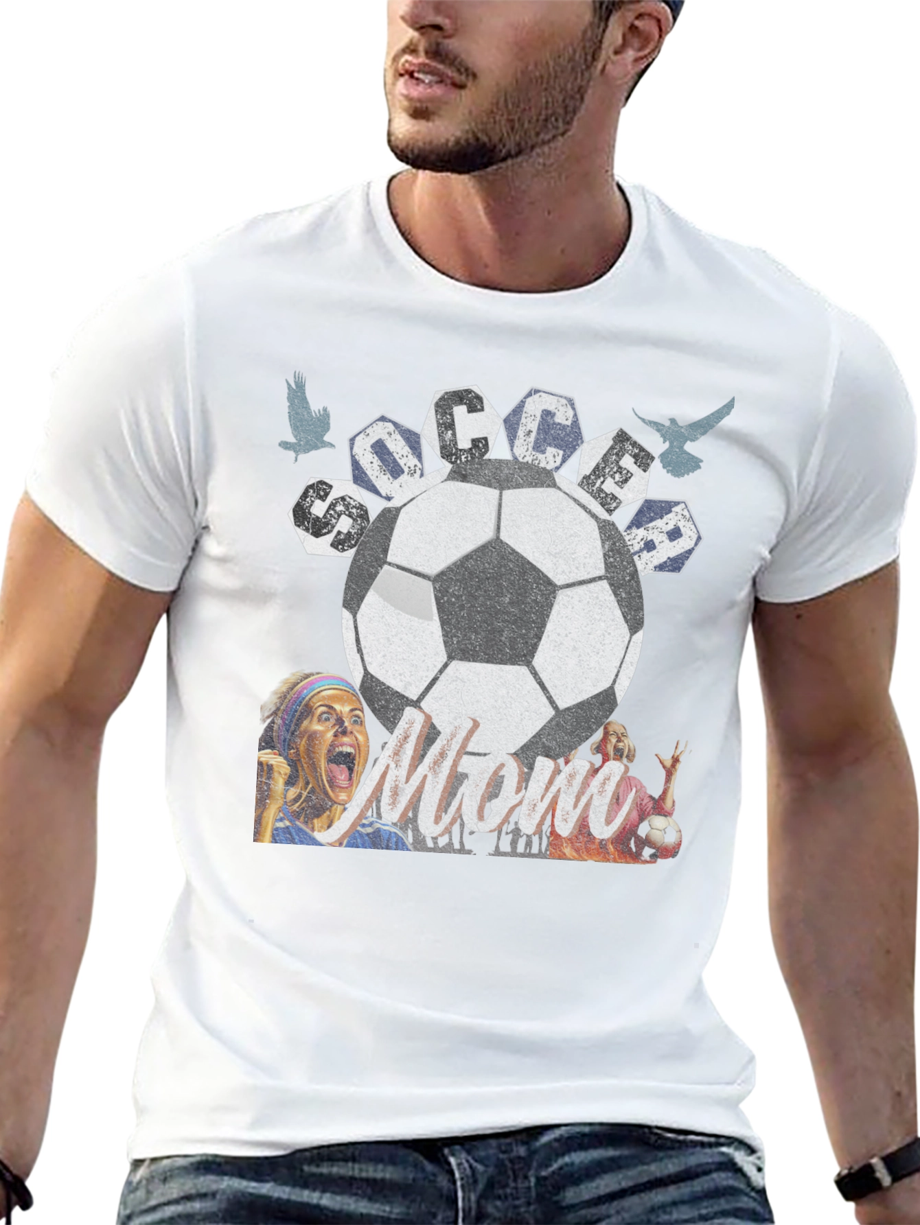 Soccer Mom Graphic T-Shirt