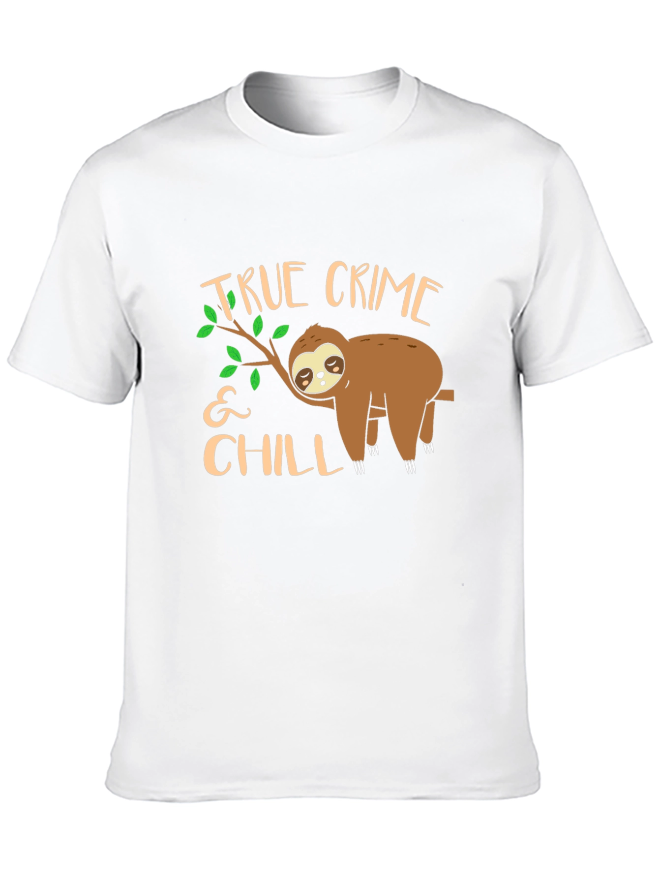 True Crime & Chill Sloth Graphic Tee