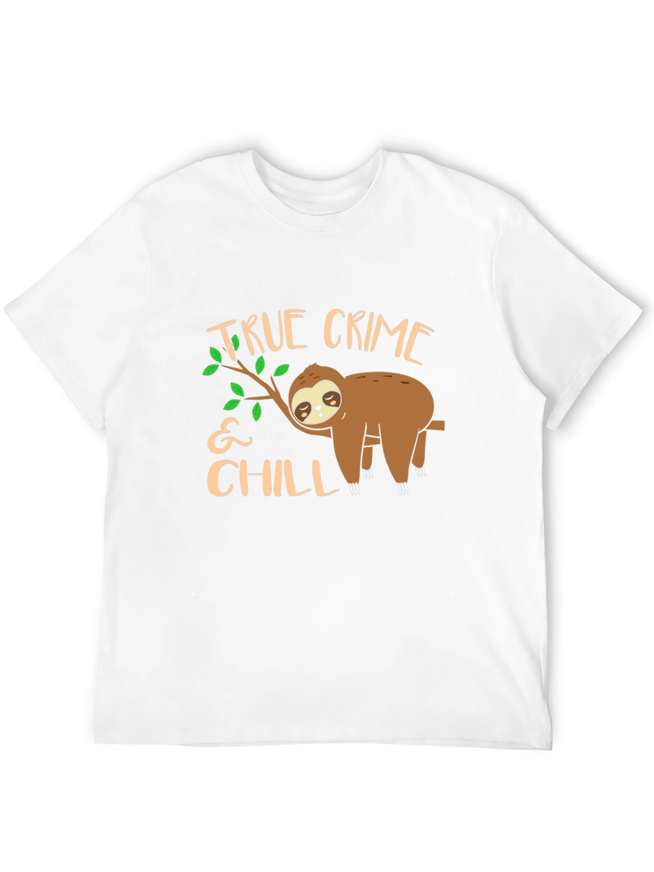 True Crime & Chill Sloth Graphic Tee