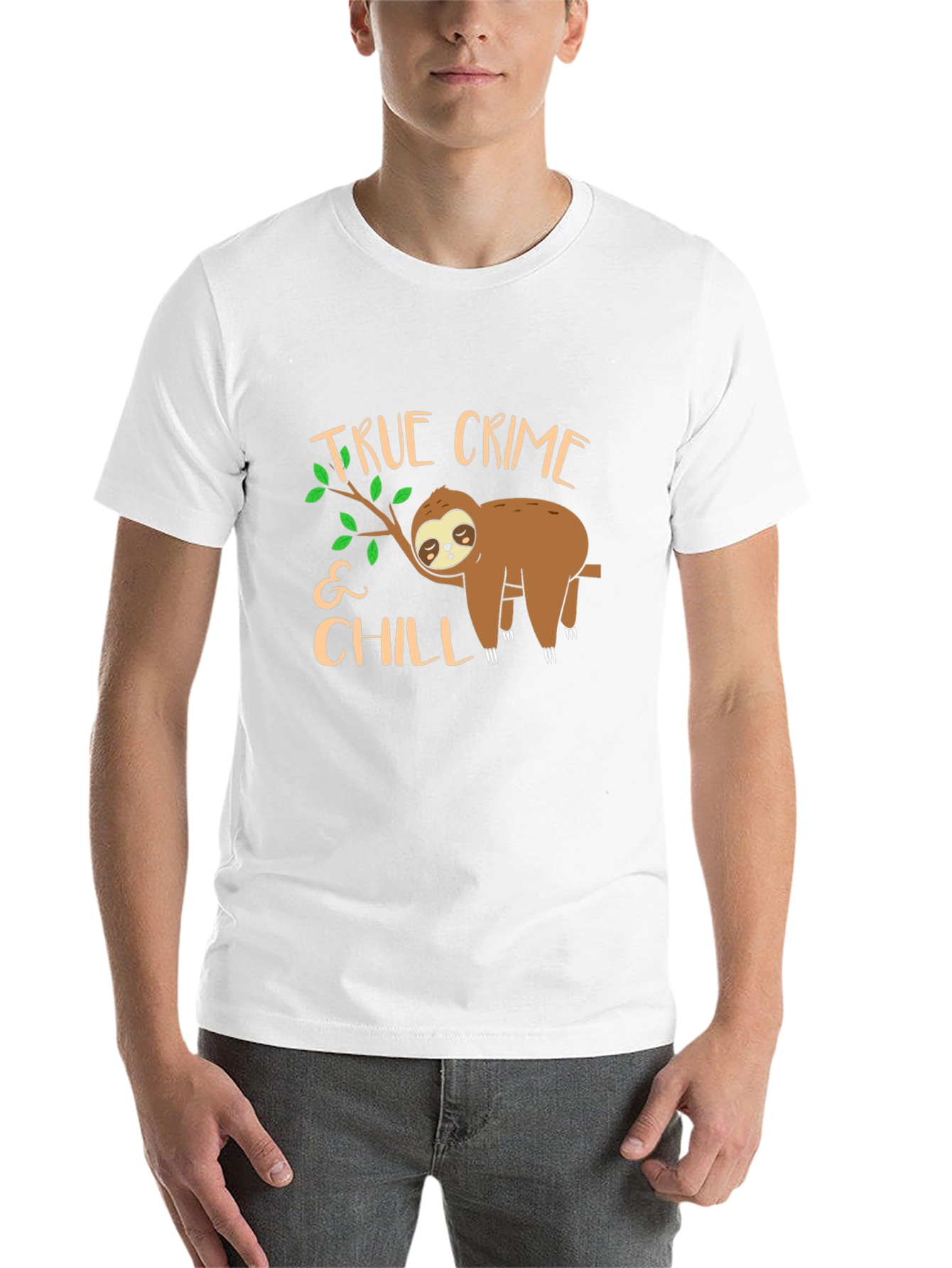 True Crime & Chill Sloth Graphic Tee