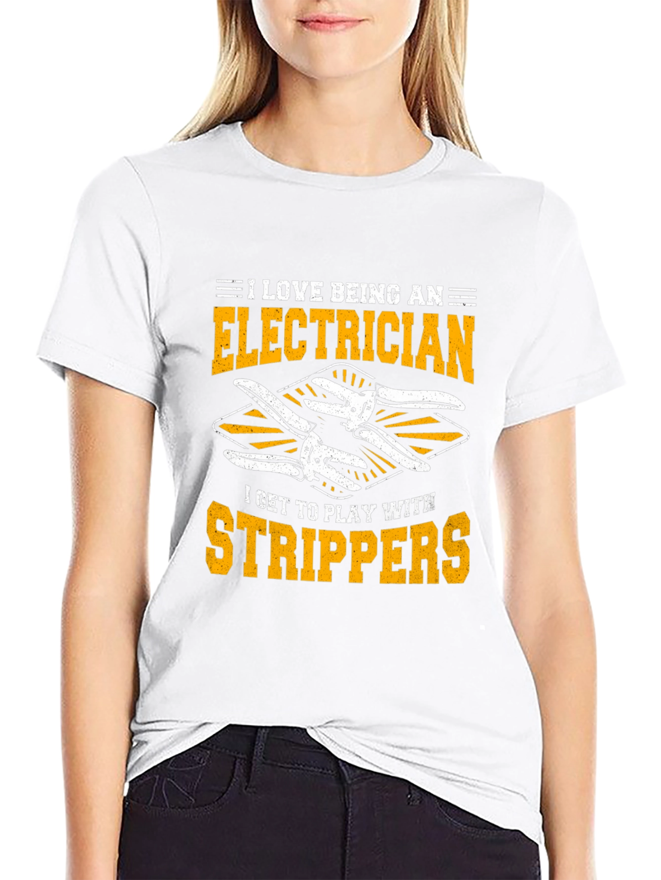 Electrician Strippers T-Shirt Funny Electrician Gift