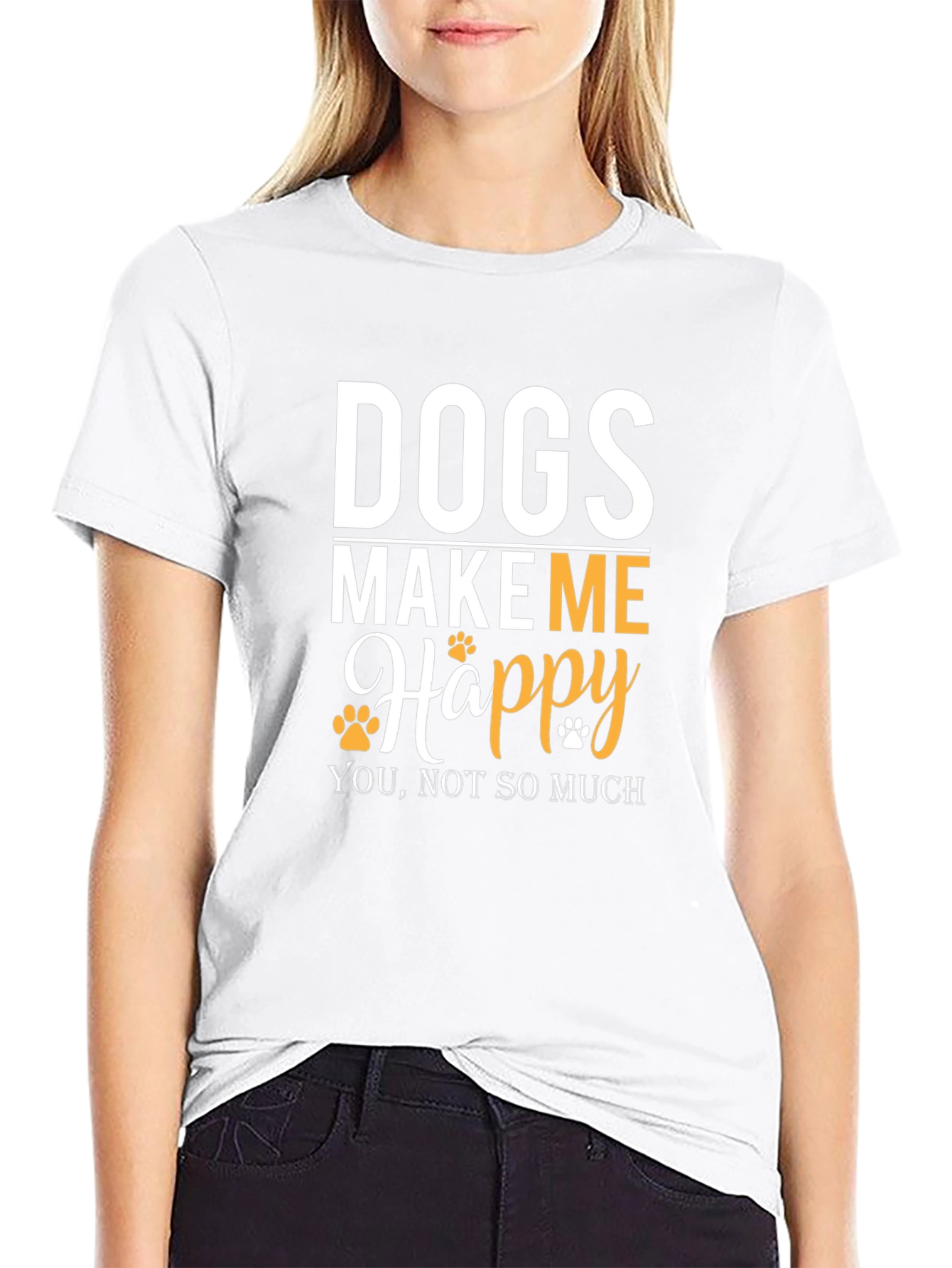 Dogs Make Me Happy T-Shirt