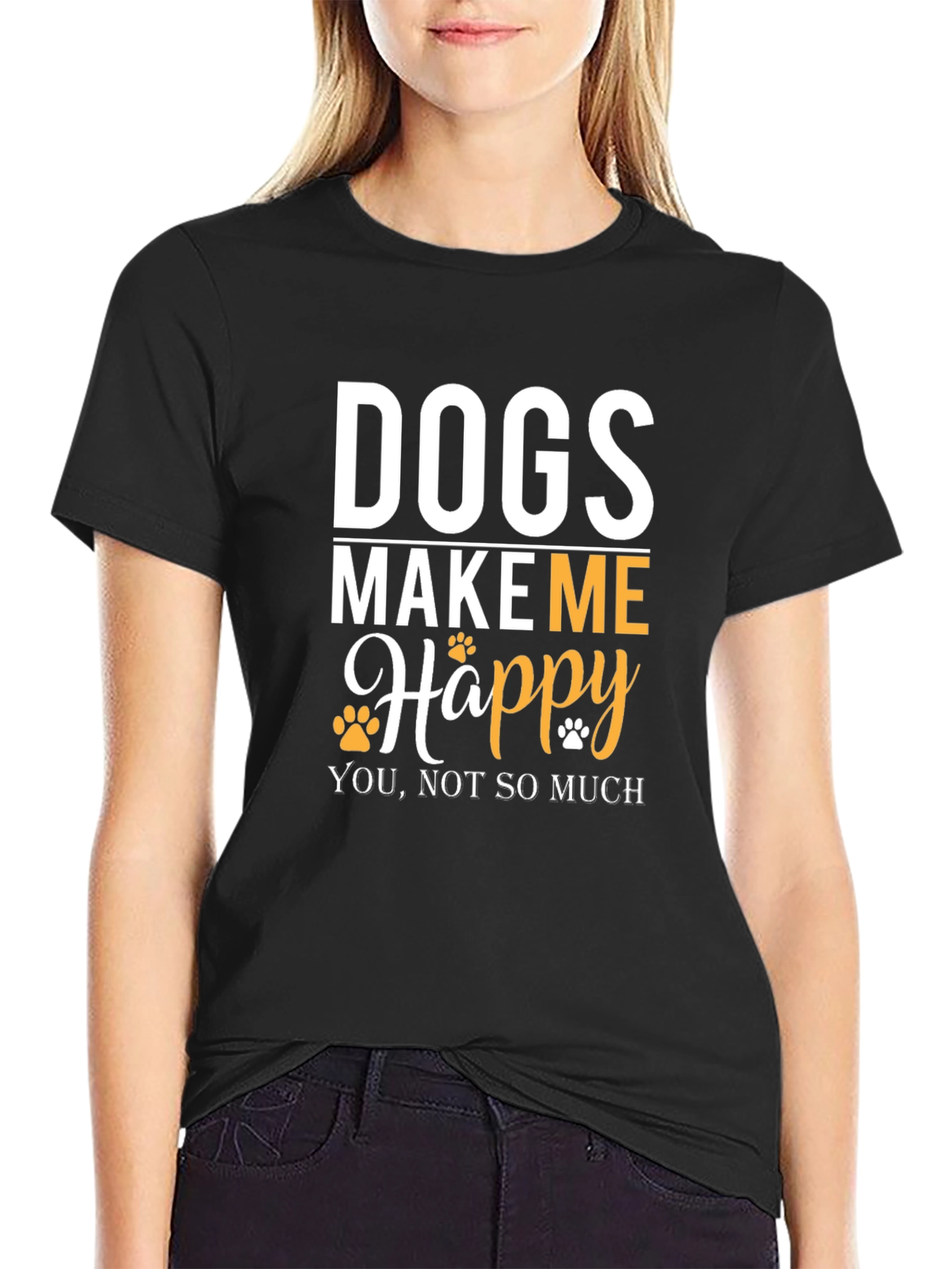 Dogs Make Me Happy T-Shirt