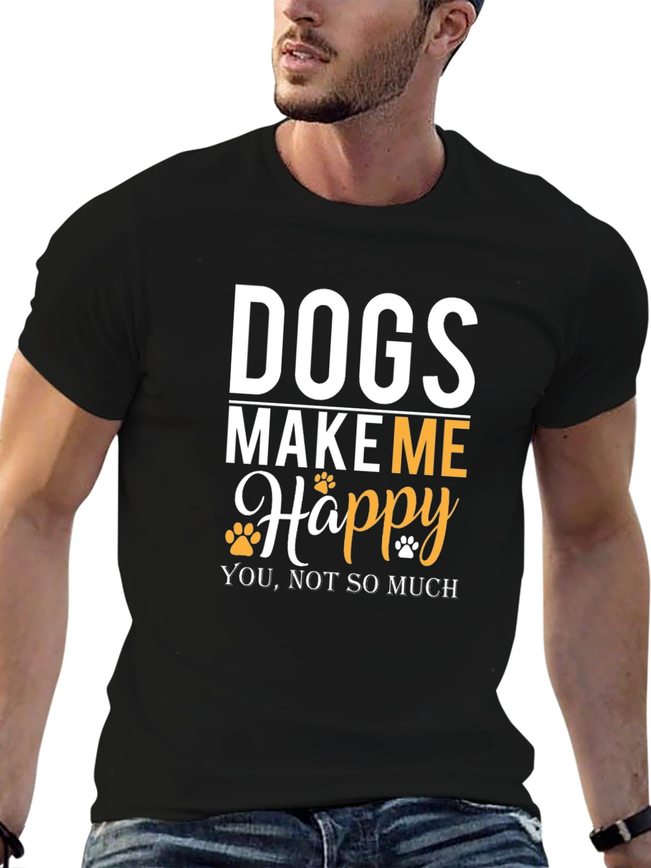 Dogs Make Me Happy T-Shirt