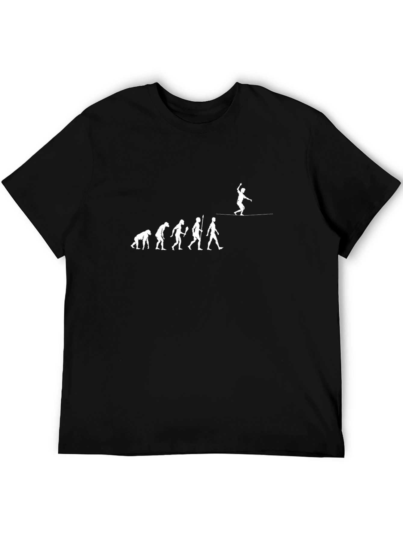 Evolution of Tightrope Walker Graphic Tee