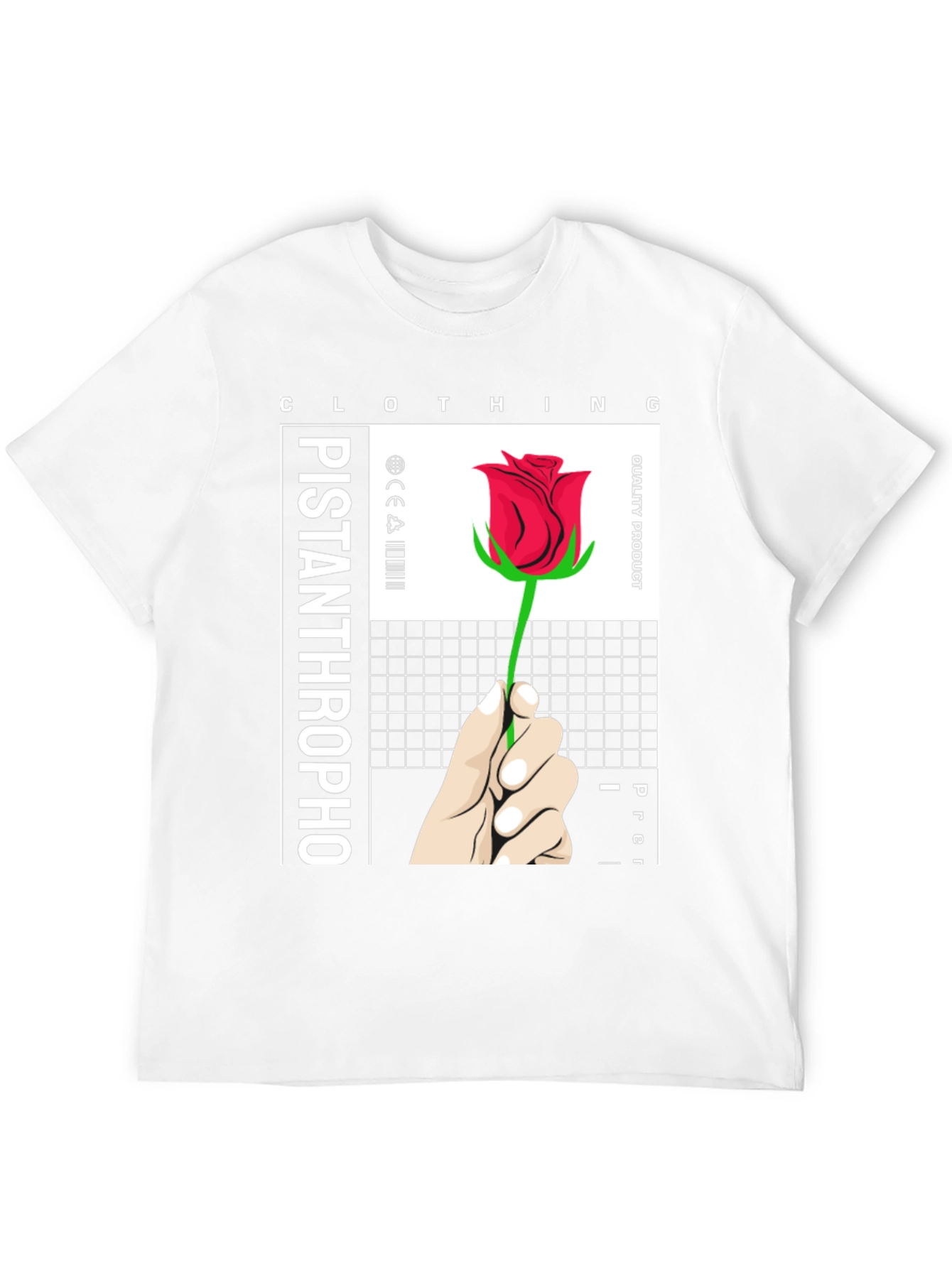 Pistanthrophobo Rose T-Shirt - Premium Quality