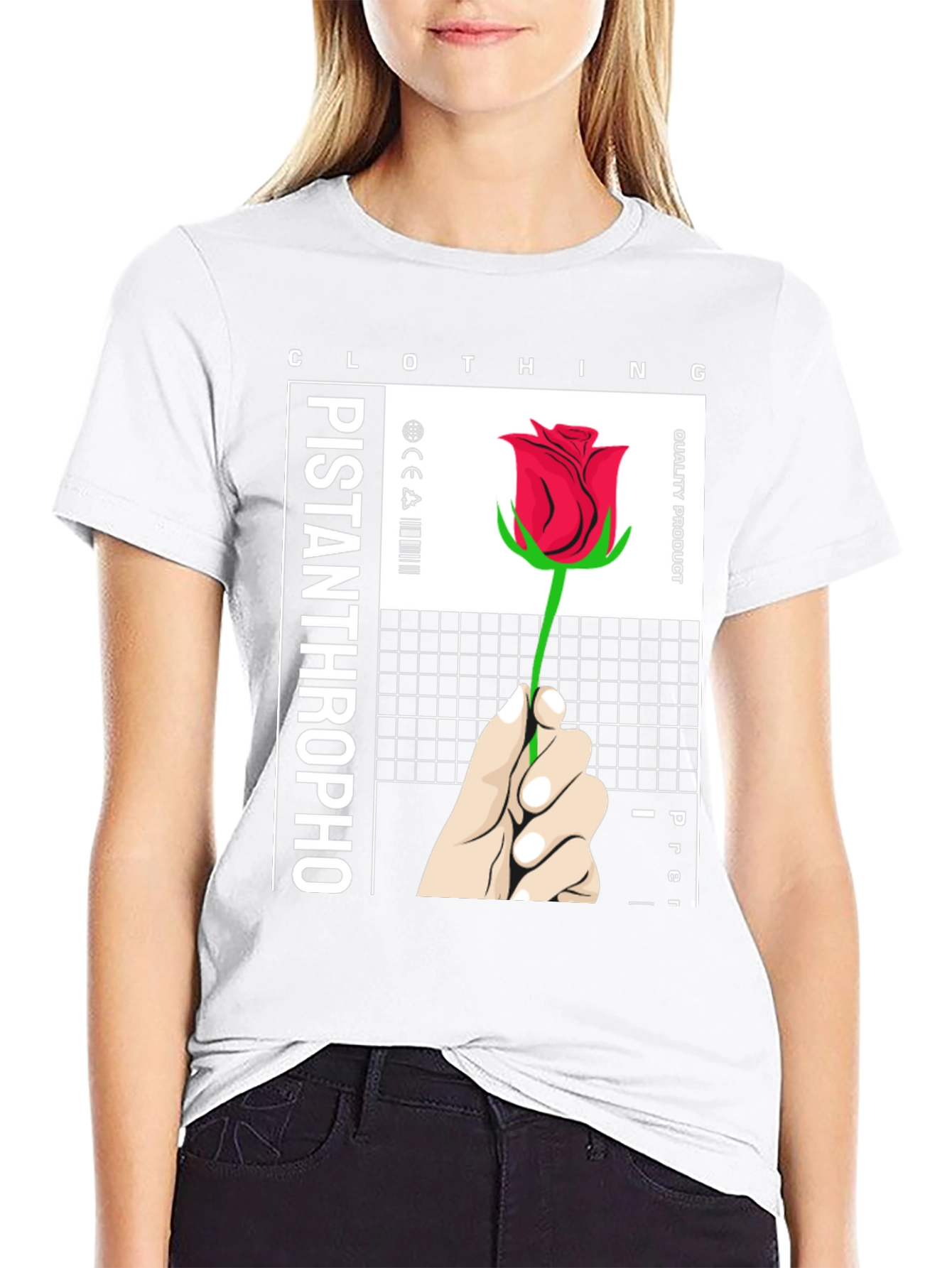 Pistanthrophobo Rose T-Shirt - Premium Quality