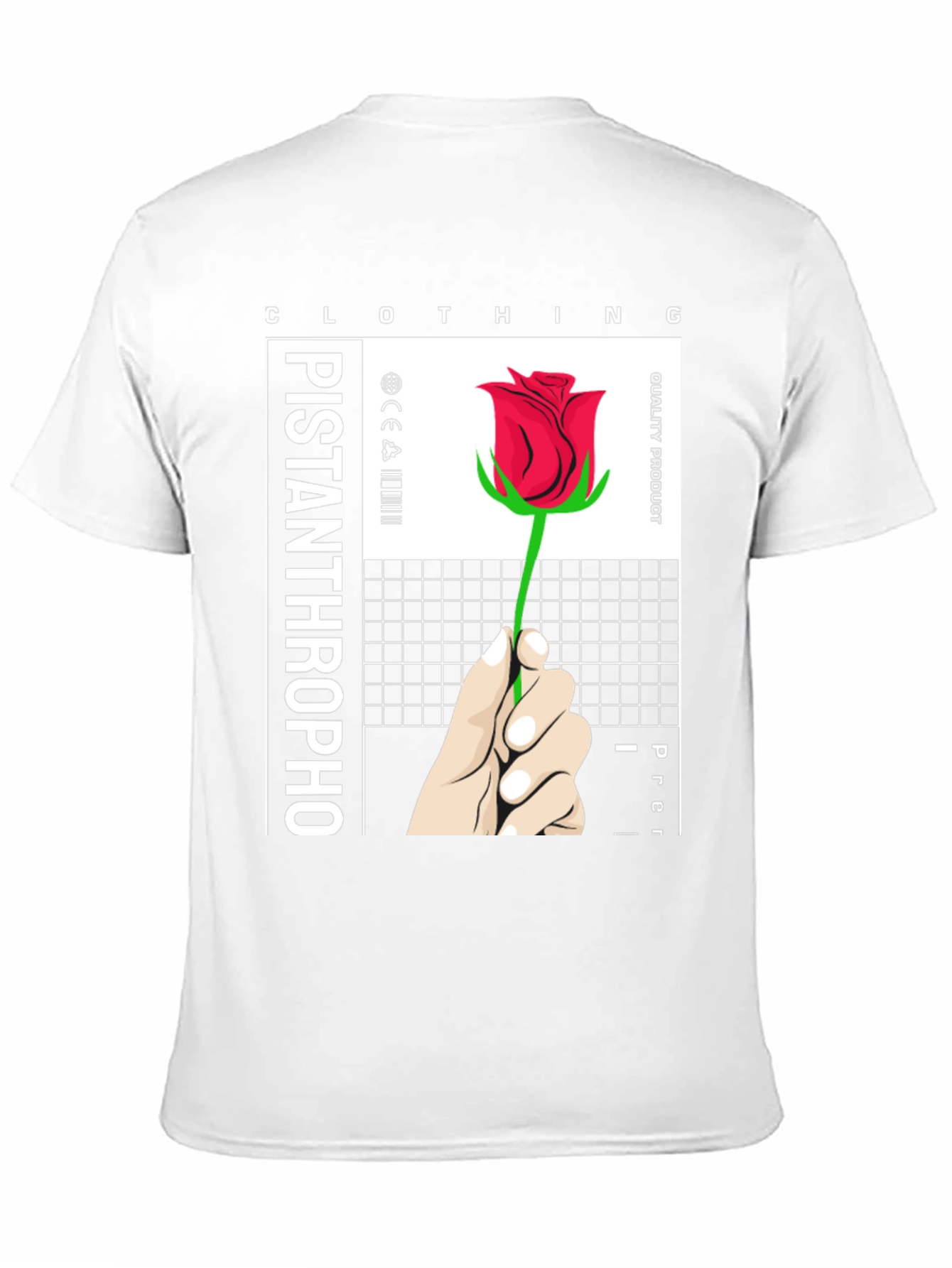 Pistanthrophobo Rose T-Shirt - Premium Quality